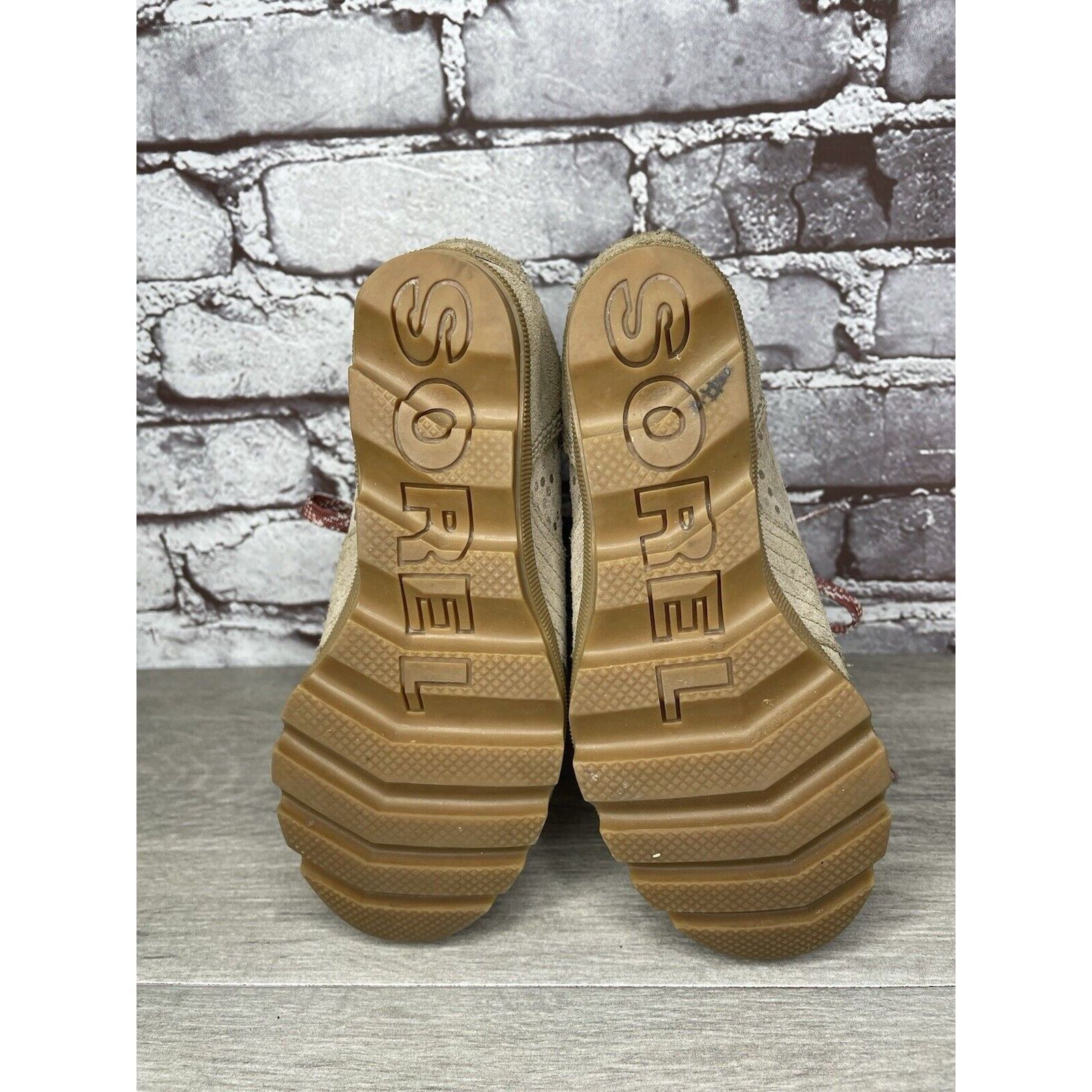 SOREL SOREL Joan of Arctic Wedge II Soft Taupe Suede Winter Lace U Size US 4 / IT 34 - 6 Thumbnail