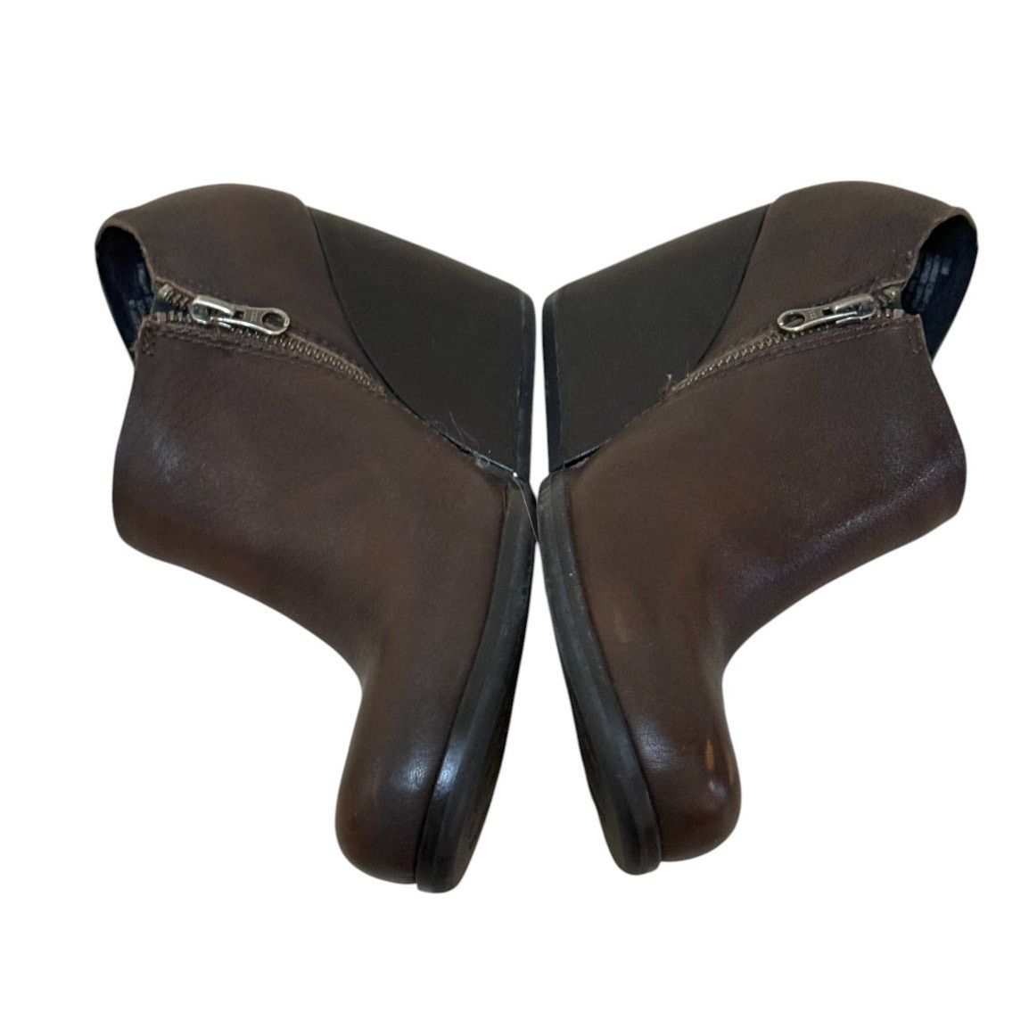 Kork-Ease Kork Ease Boots Women 7.5 Brown Maroon Wedge Ankle Leather Size US 7.5 / IT 37.5 - 5 Thumbnail