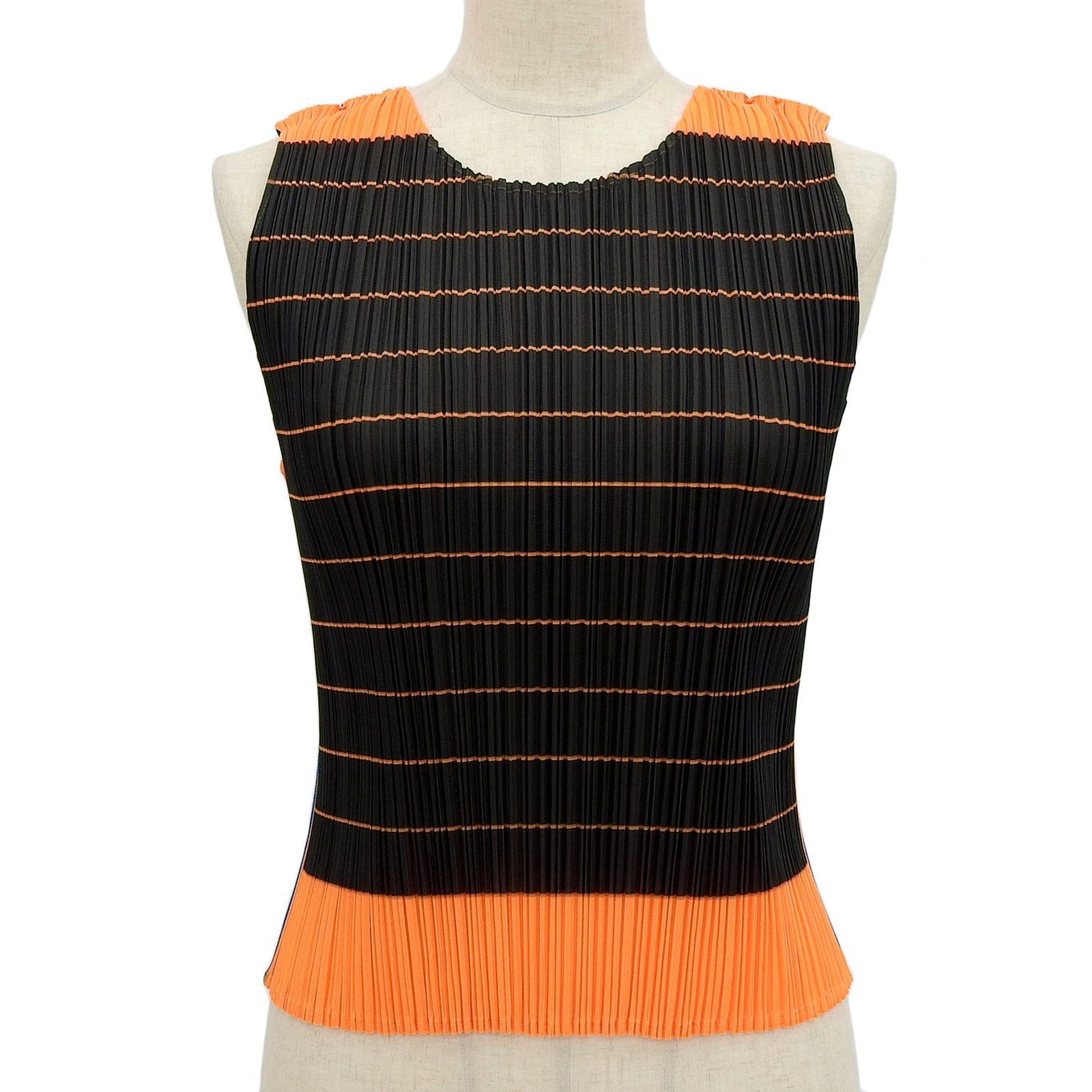 Issey Miyake Issey Miyake PLEATS PLEASE Pleated Polyester Sleeveless T-shirt Others T-Shirts PP64-JK236 DUTY FREE for USA Size ONE SIZE - 1 Thumbnail