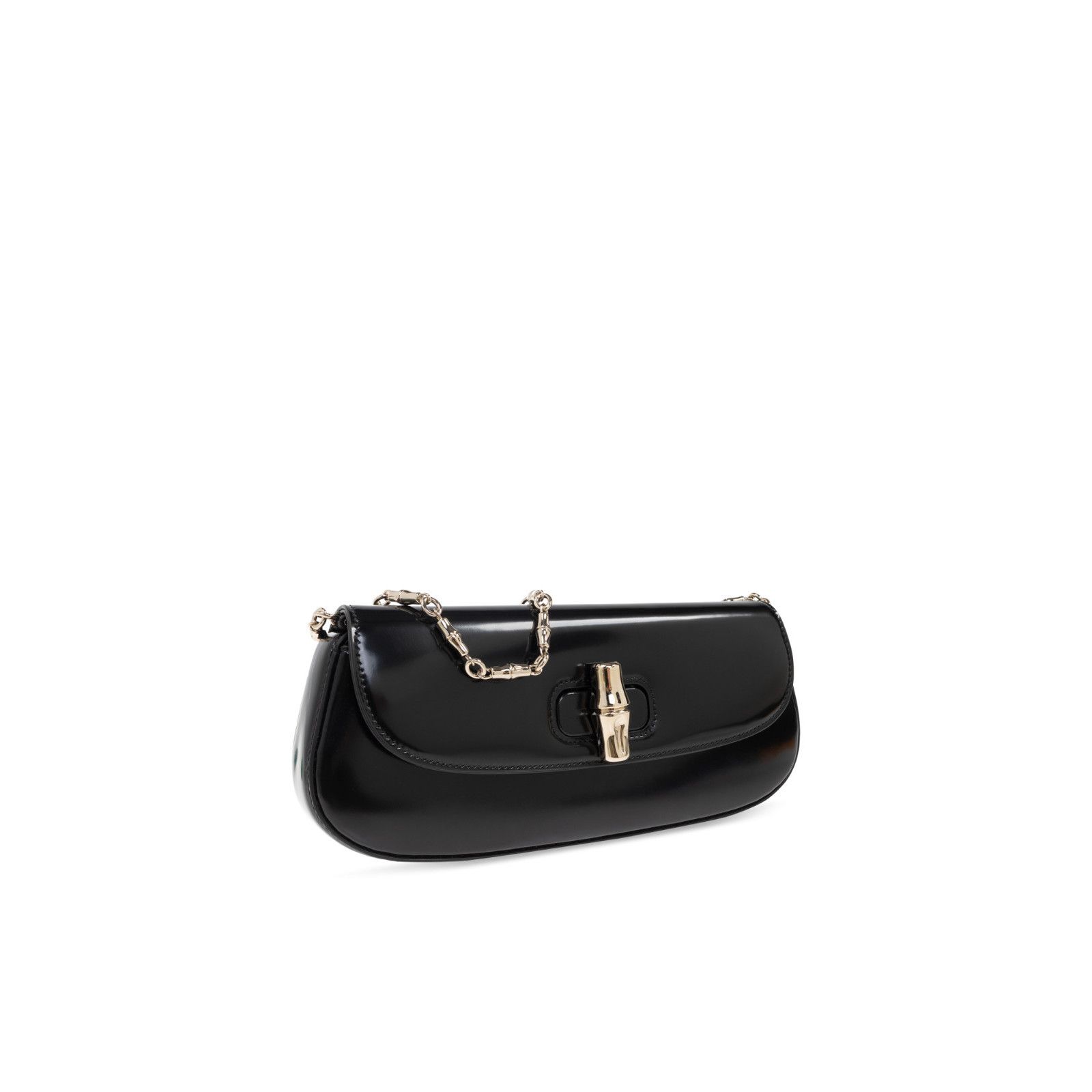 Gucci GUCCI Bamboo Small Black Shoulder Bag New & Authentic Size ONE SIZE - 3 Thumbnail