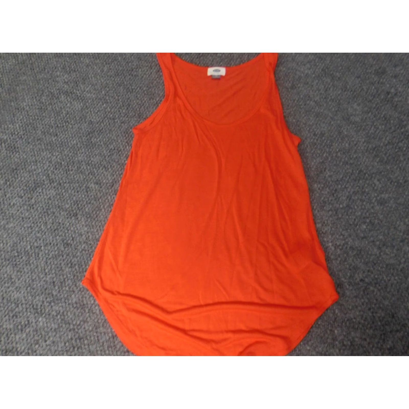 Old Navy Old Navy Womens Blouse XS Orange Crew Neck Pullover Stretch Solid Casual Shirt Ladies Small? Size XS / US 0-2 / IT 36-38 - 3 Thumbnail
