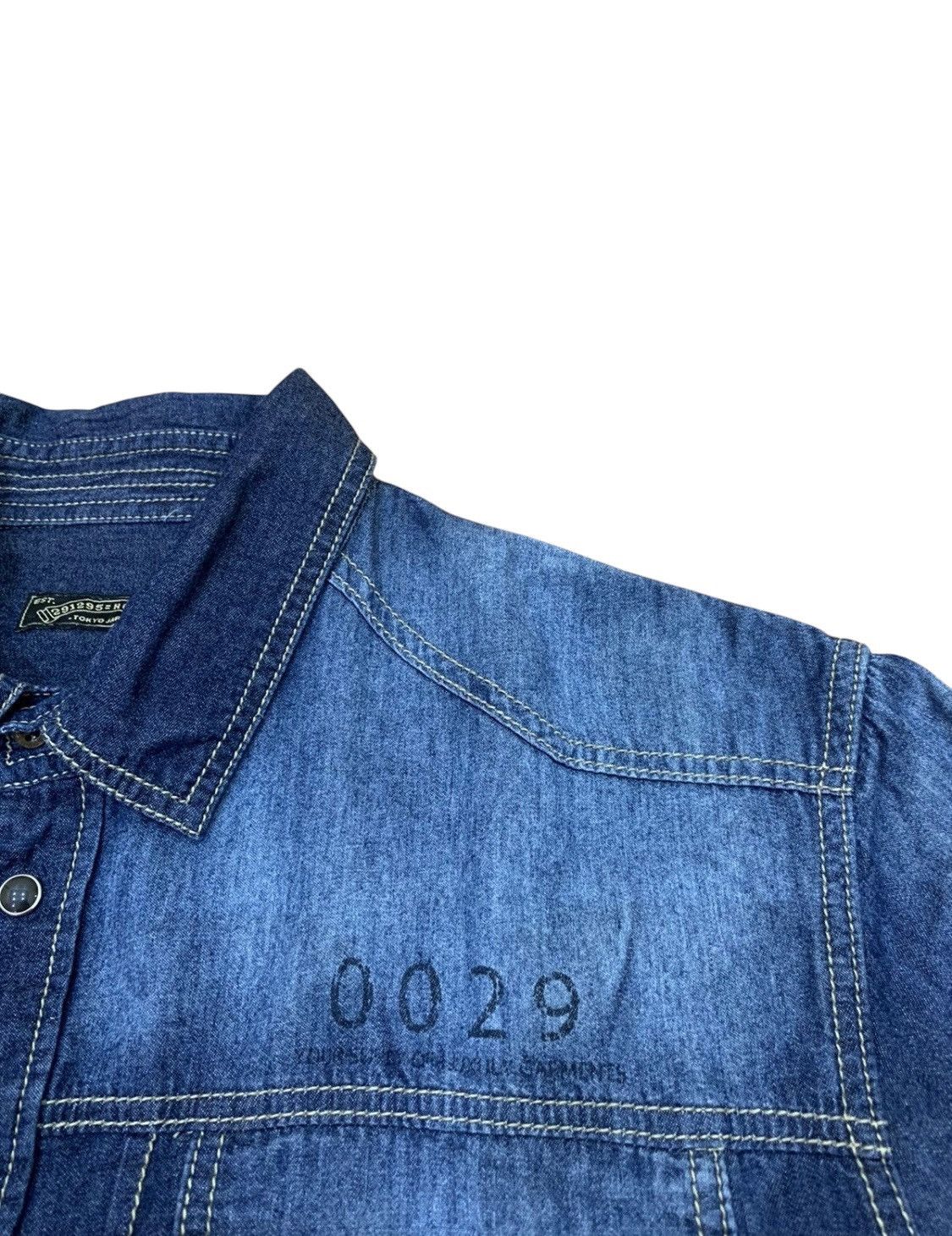 Japanese Brand Vtg HOMME Pearl snap button Size US M / EU 48-50 / 2 - 12 Thumbnail