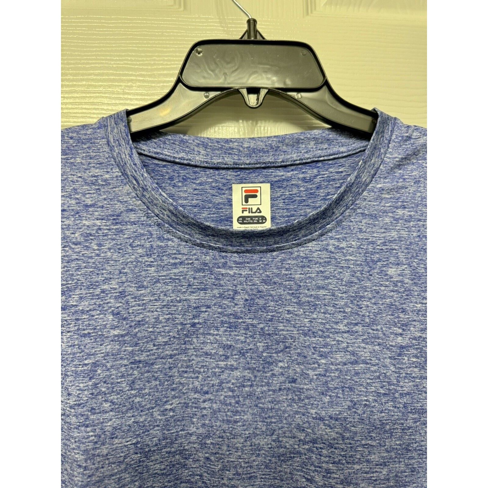 Fila FILA Pickleball Scallop Hem Tee In Atomic Blue Heather 3X Size 3XL / US 20-22 - 4 Thumbnail