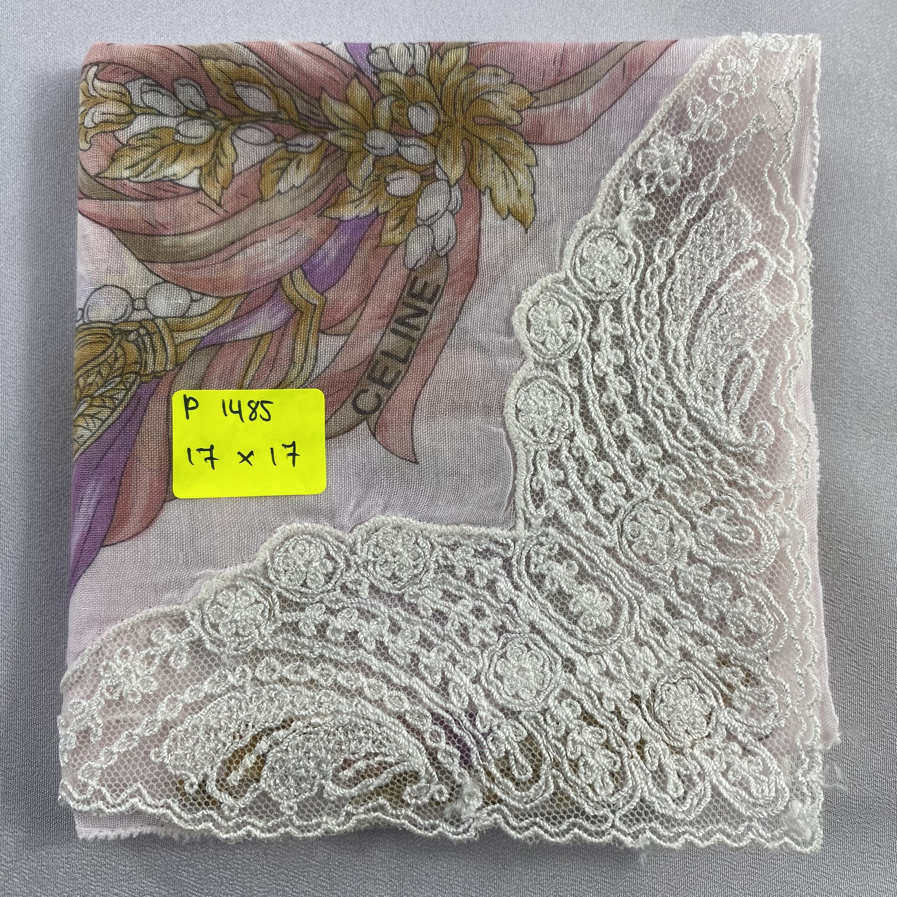 Celine × Vintage Celine Handkerchief / Neckerchief / Bandana-P1485 Size ONE SIZE - 5 Thumbnail