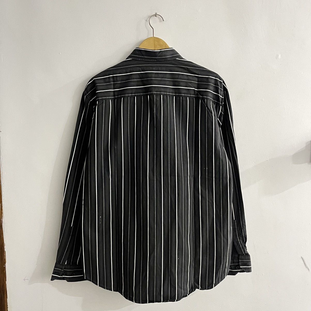 Japanese Brand Mind Bridge - Striped Iconic Longsleeve Button Up Size US XL / EU 56 / 4 - 6 Thumbnail