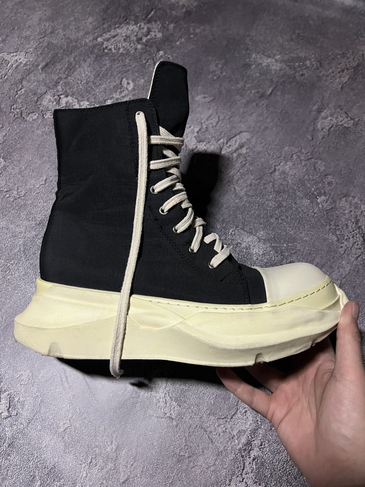 Rick Owens Abstract Ramones Hign