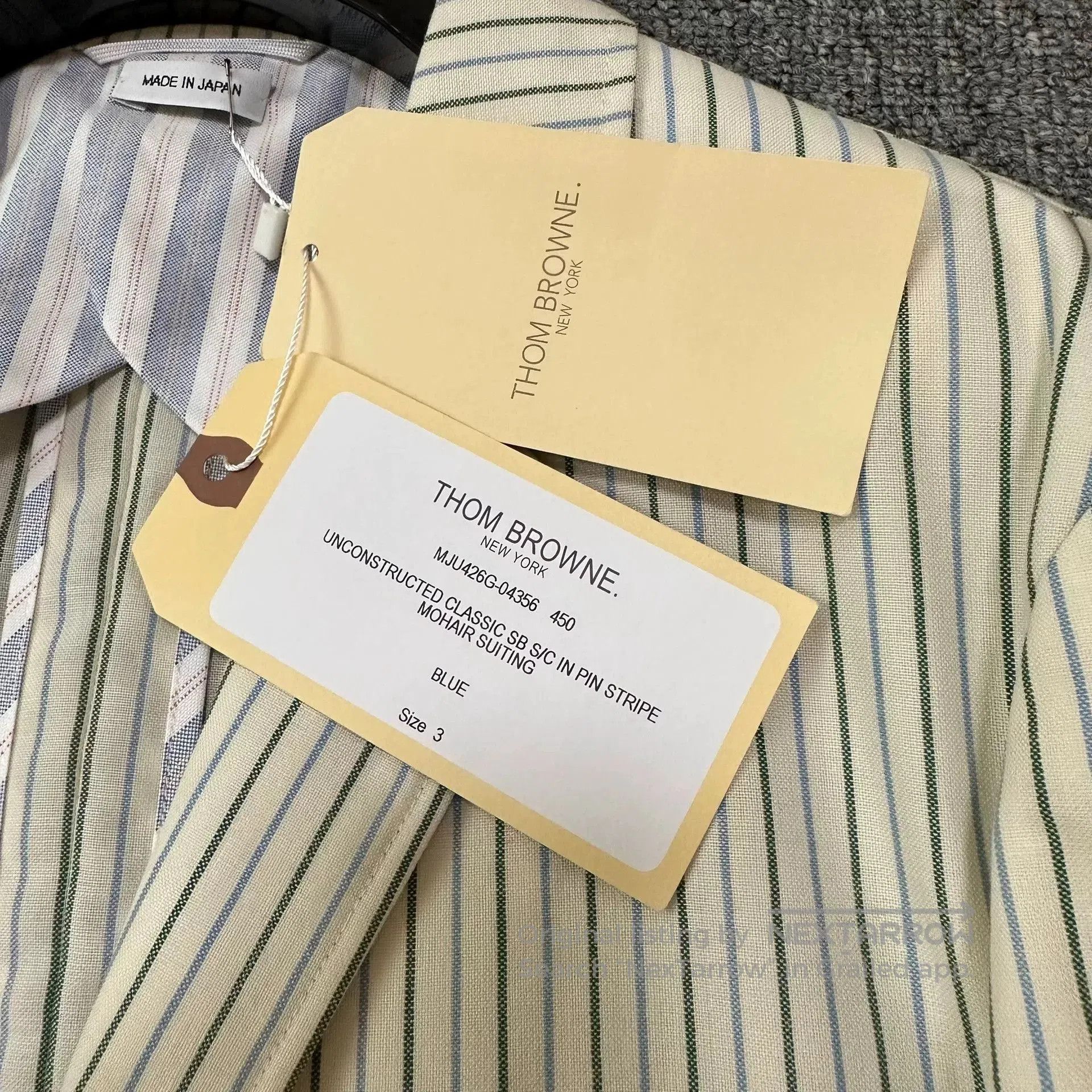 Thom Browne Thom Browne White Striped Suit. Size US L / EU 52-54 / 3 - 4 Thumbnail