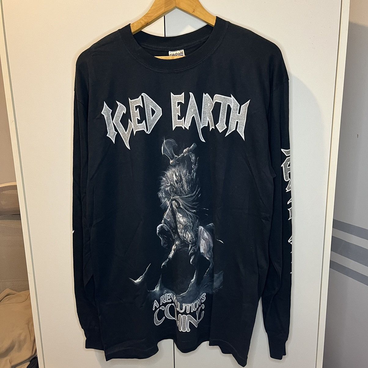 Band Tees Vintage 00's Iced Earth Heavy Metal Band Shirt Size US L / EU 52-54 / 3 - 1 Thumbnail
