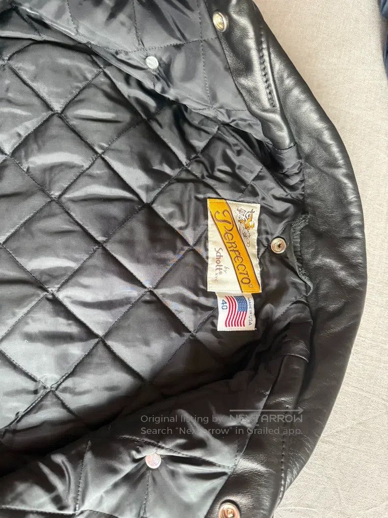Schott Schott Naked cowhide motorcycle leather jacket Size US XXS / EU 40 - 5 Thumbnail