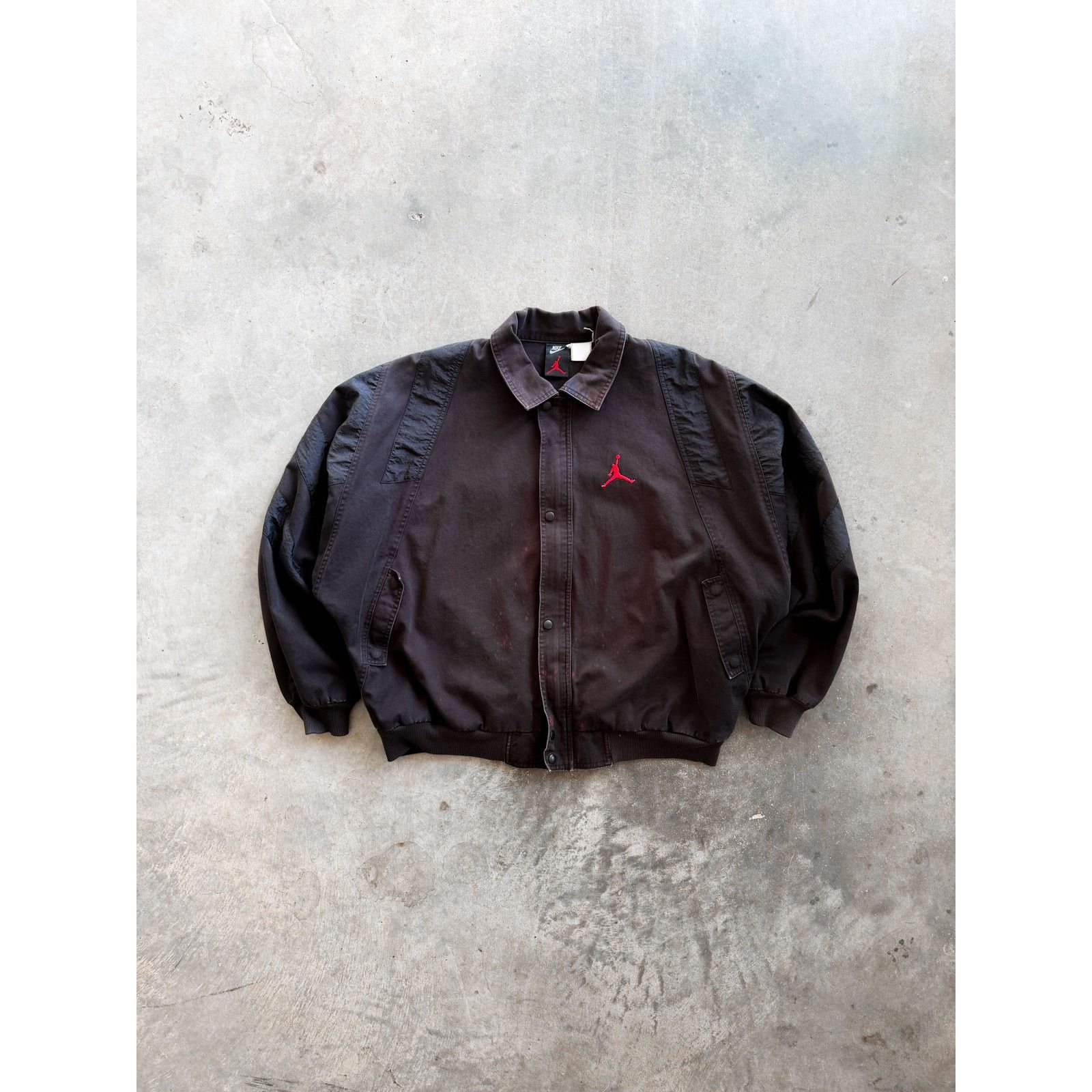 Nike 1990s Rare Nike Jordan Bomber Jacket Size XL Size US XL / EU 56 / 4 - 1 Thumbnail