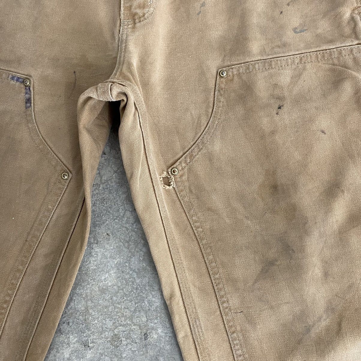 Carhartt VTG Carhartt Double Knee Raw Hem Dirty Carpenter Pants Size US 32 / EU 48 - 6 Thumbnail