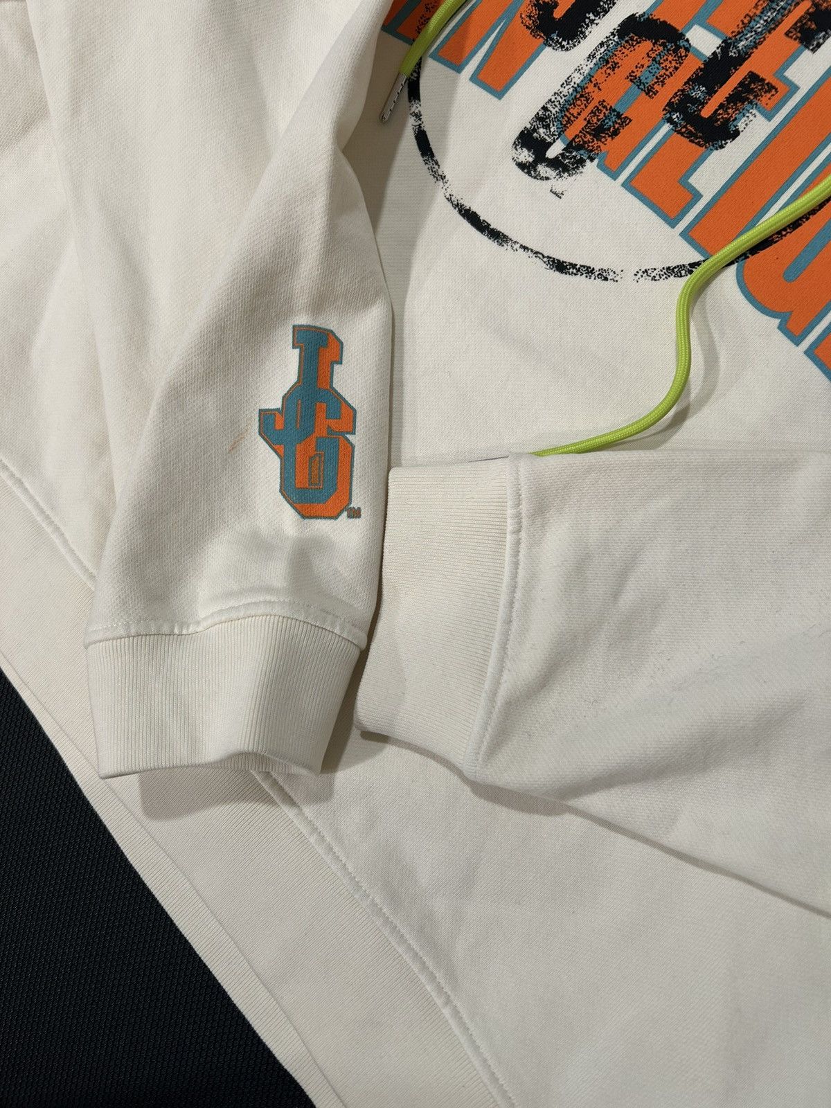 John Geiger John Geiger hoodie USA white rare just don nike style Size US XL / EU 56 / 4 - 4 Thumbnail
