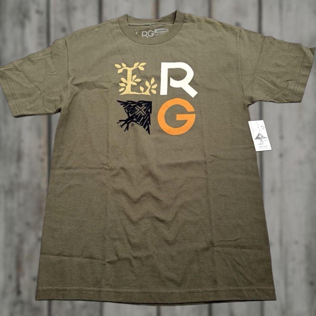 Vintage LRG Tee Mens Medium Graphic T-Shirt Green 100% Cotton NEW Crew Neck Short Sleeve Logo Fashion Shirt Mens Size US M / EU 48-50 / 2 - 1 Thumbnail