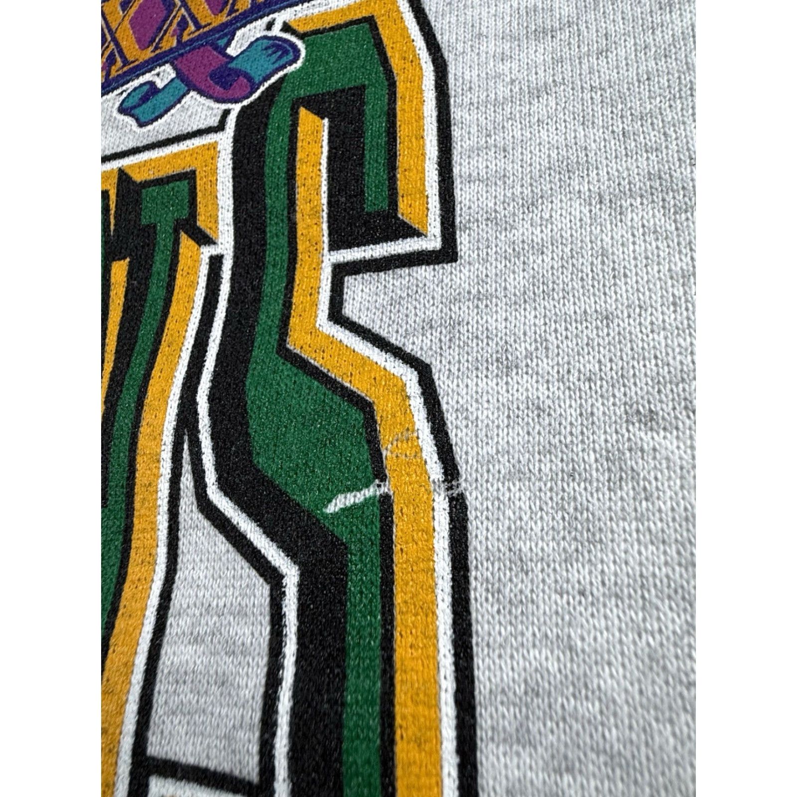 Logo 7 VINTAGE 1997 Green Bay Packers Sweatshirt NFC Champions Super Bowl XXXI Logo 7 L Gray Pullover Hooded Mens Sweatshirt Size US L / EU 52-54 / 3 - 5 Thumbnail