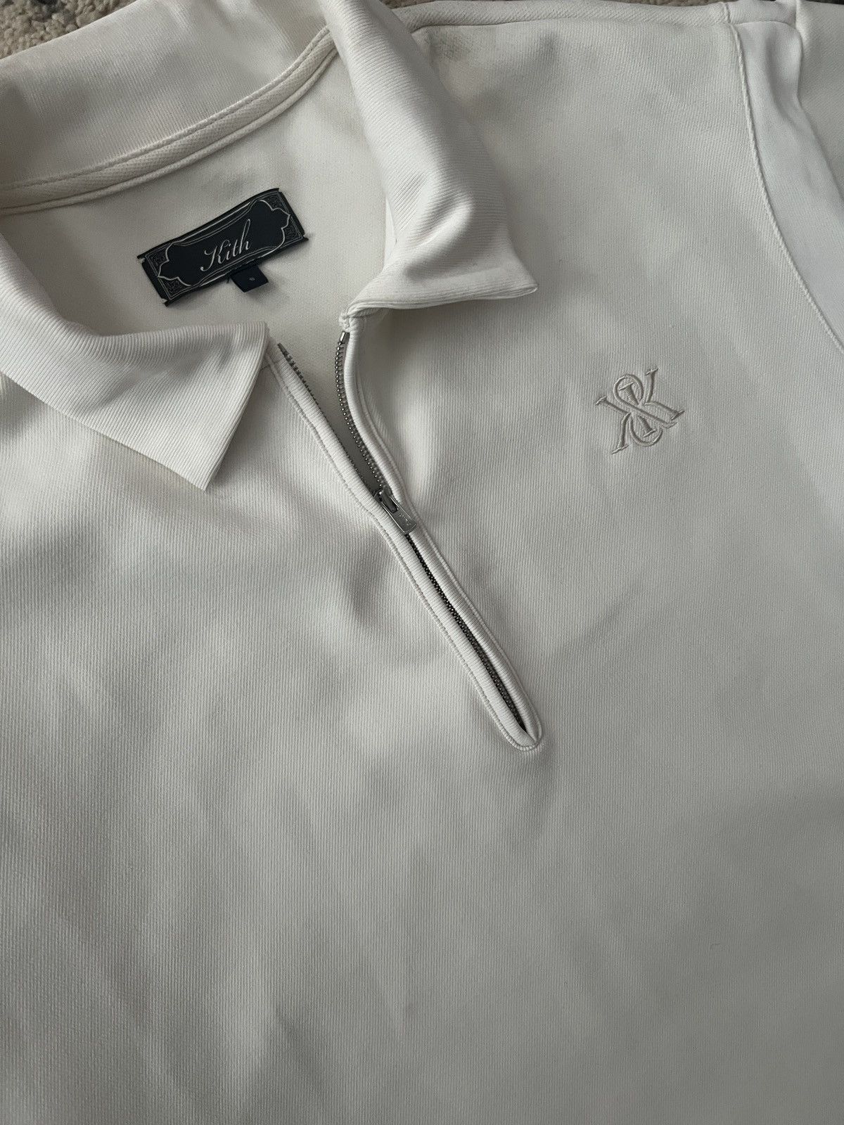 Kith Kith Zip-Front Performance Knit Ethan Polo Size US S / EU 44-46 / 1 - 2 Thumbnail