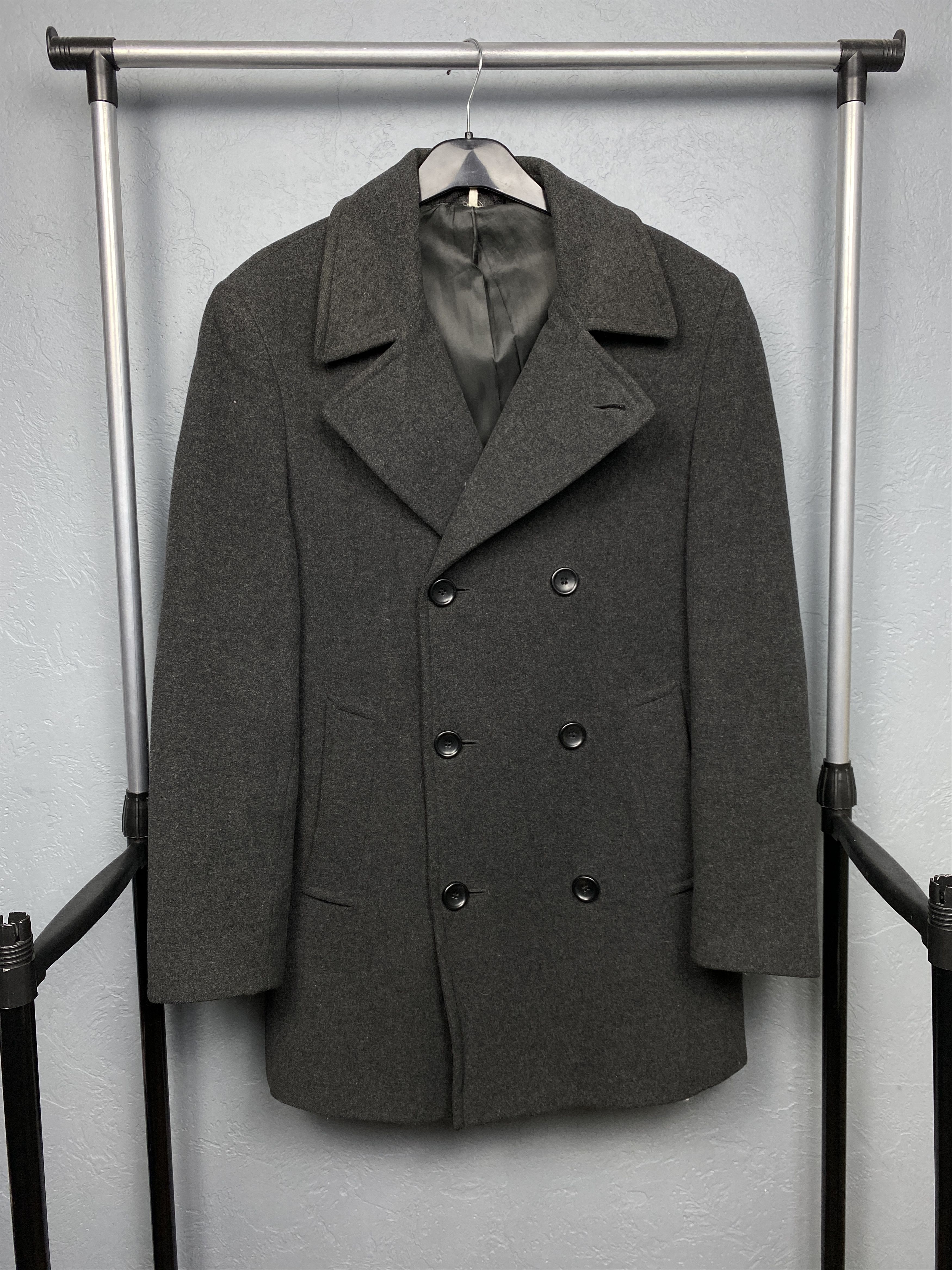 Hugo Boss 90s Vintage Mens Wool Coat Jacket
