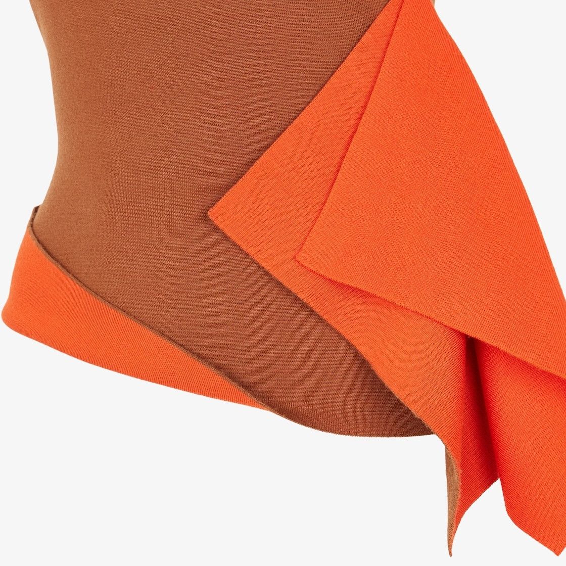 Fendi o1loc1c1225 FZXB2 Fitted Bustier Top in Hazel/Pale Blue Size M / US 6-8 / IT 42-44 - 4 Thumbnail