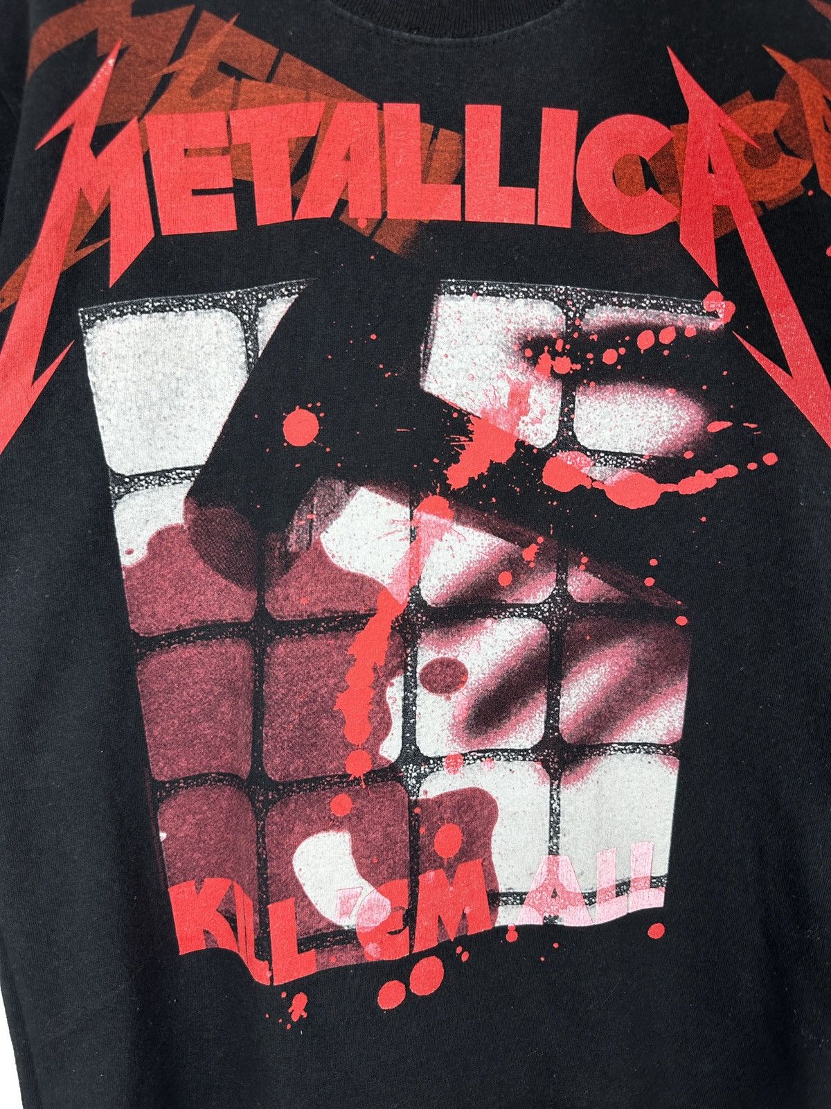 Band Tees Metallica Kill Em All Over Print Metal Rock Band T Shirt Tee Size US M / EU 48-50 / 2 - 2 Thumbnail