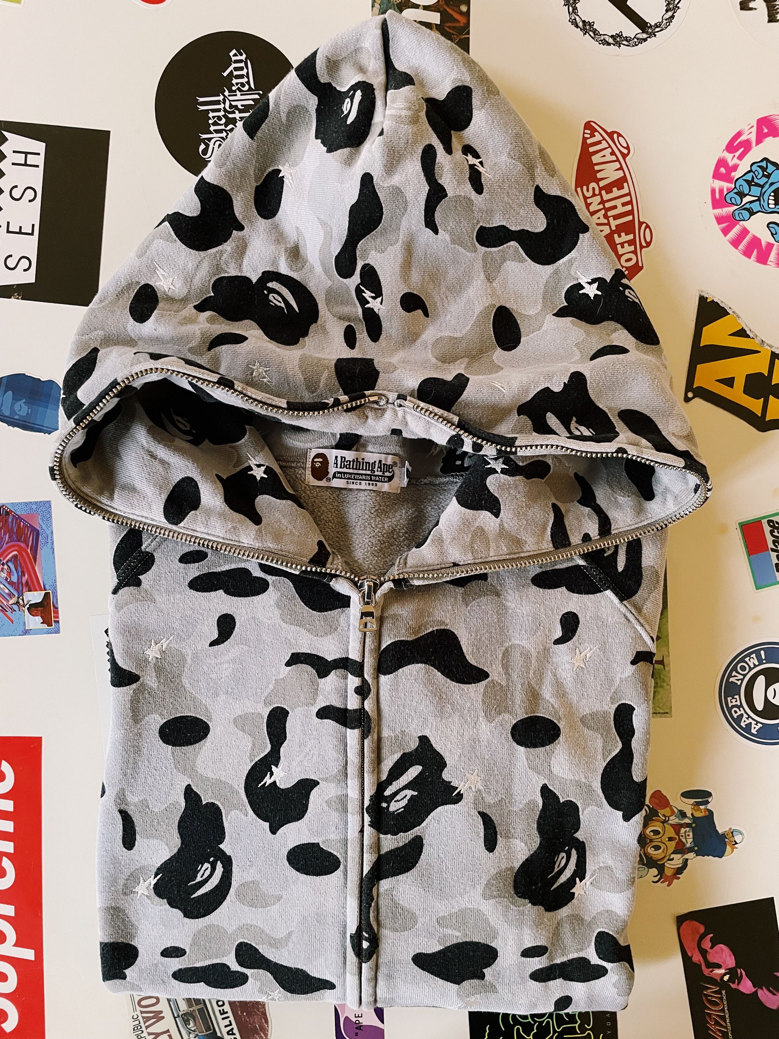 Bape A Bathing Ape Kyoto Limited ABC Camo Sta Logo Fullzip Hoodie Size US M / EU 48-50 / 2 - 8 Thumbnail