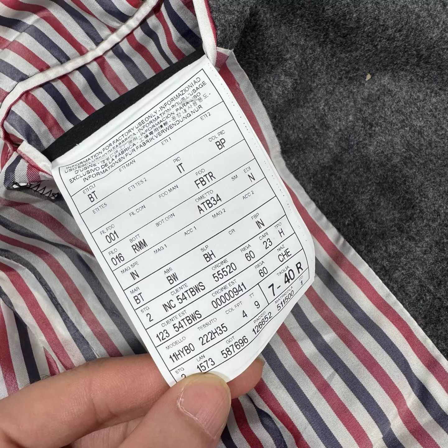 Thom Browne Thom Browne Gray 4-Stripe Wool Suit Jacket US40 99New Size S / US 4 / IT 40 - 7 Thumbnail