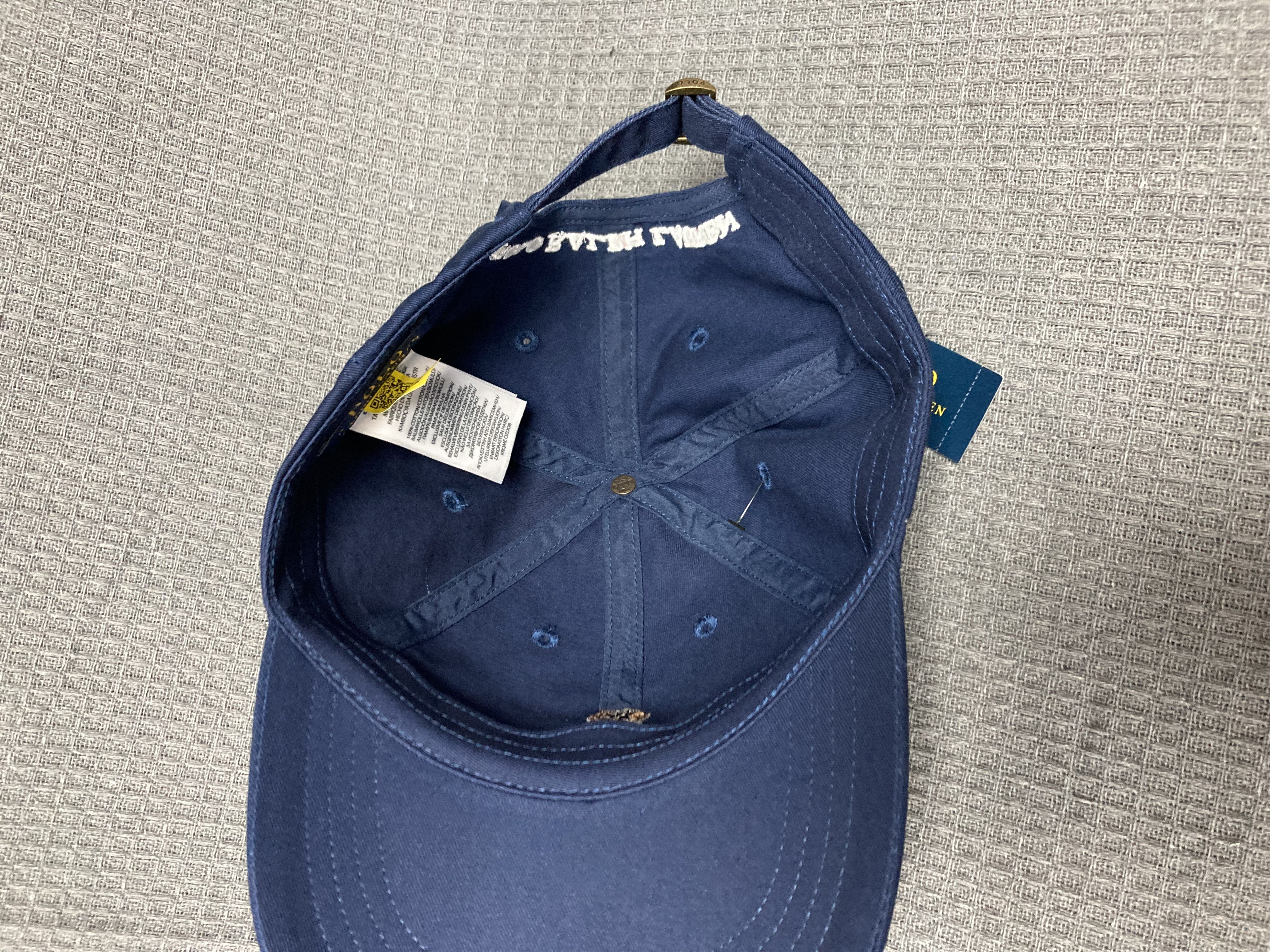 Polo Ralph Lauren Polo Ralph Lauren Preppy Bear Cotton Chino Baseball Cap Size ONE SIZE - 4 Thumbnail