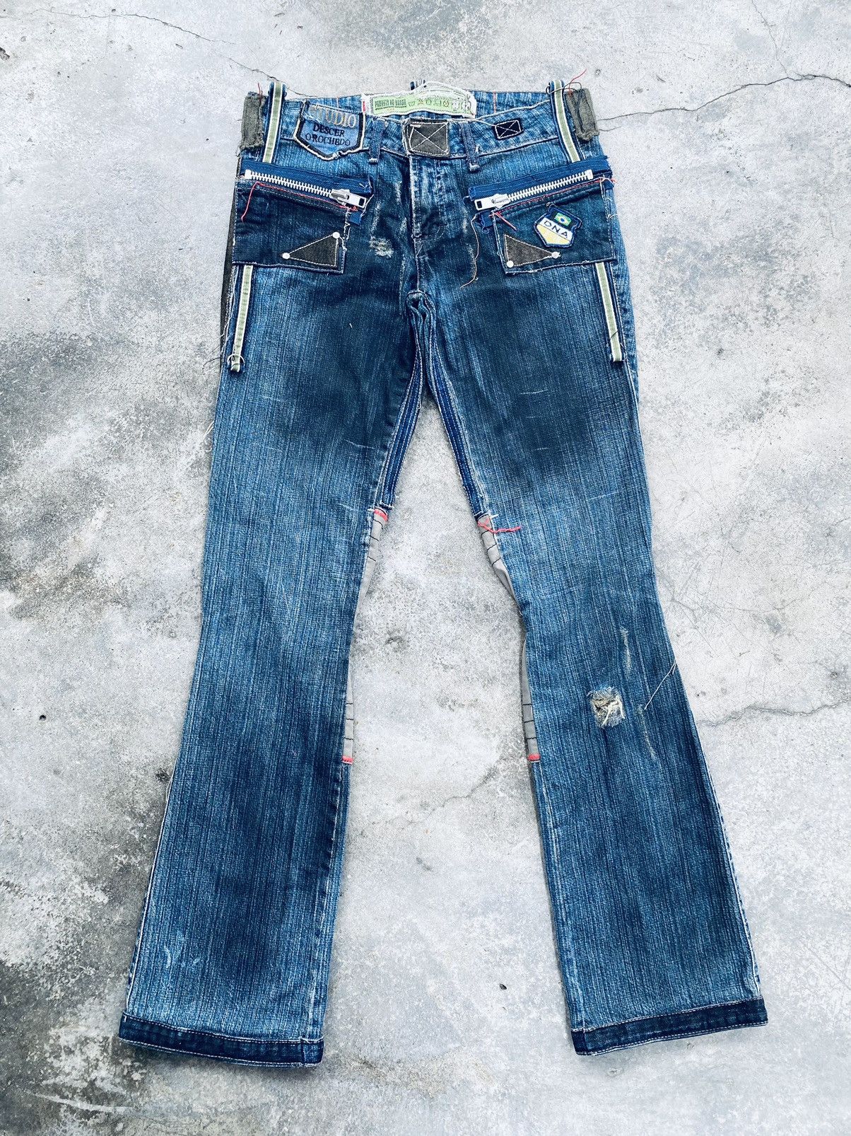 Vintage Vintage Produto No Brasil DNA Distressed Denim Pants Size US 32 / EU 48 - 1 Thumbnail