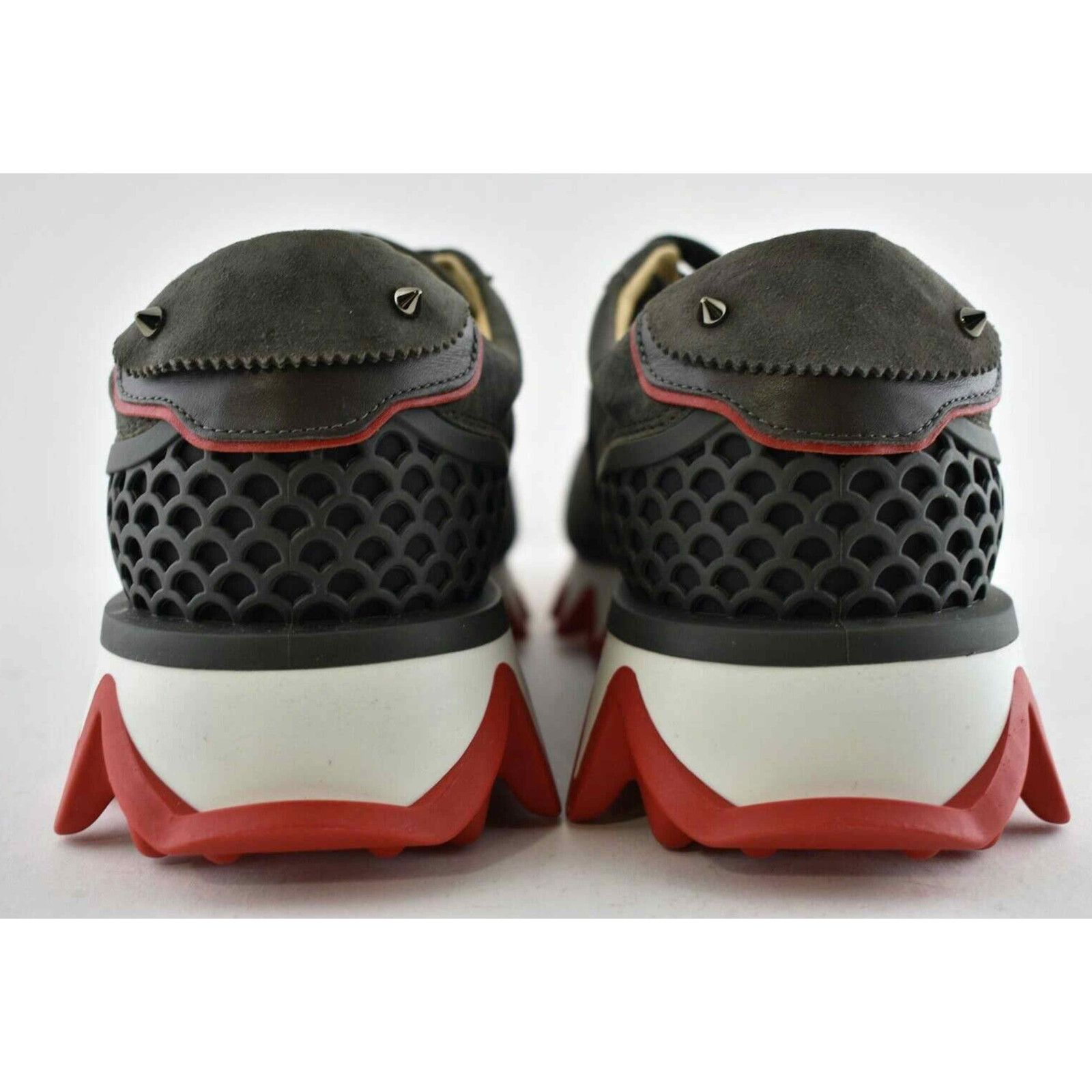 Christian Louboutin Christian Louboutin Mens Loubishark Flat Ombre Brown Suede Size US 8 / EU 41 - 11 Thumbnail