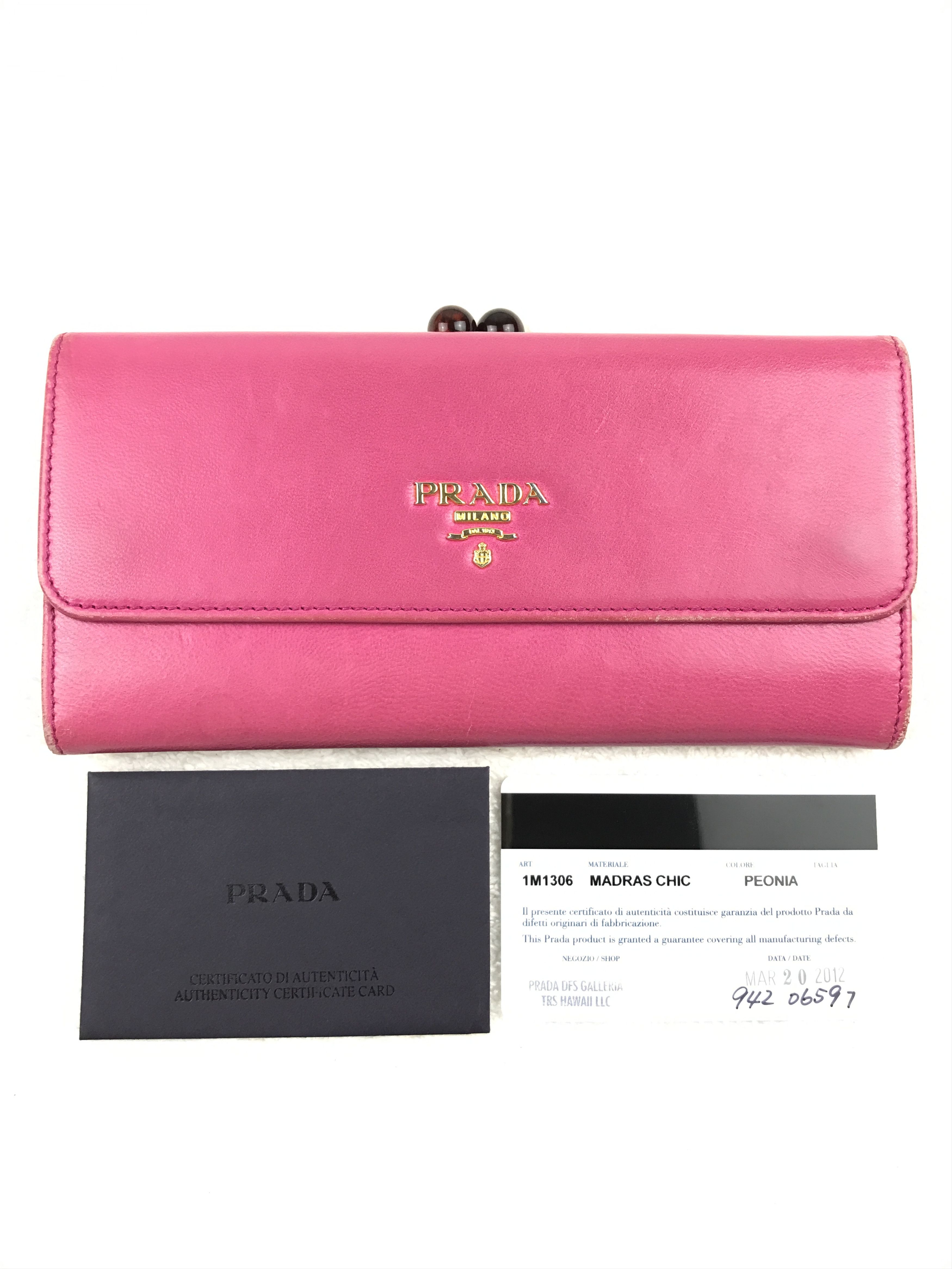 Prada Vintage Prada Saffiano Bifold Long Wallet With Box Size ONE SIZE - 2 Thumbnail