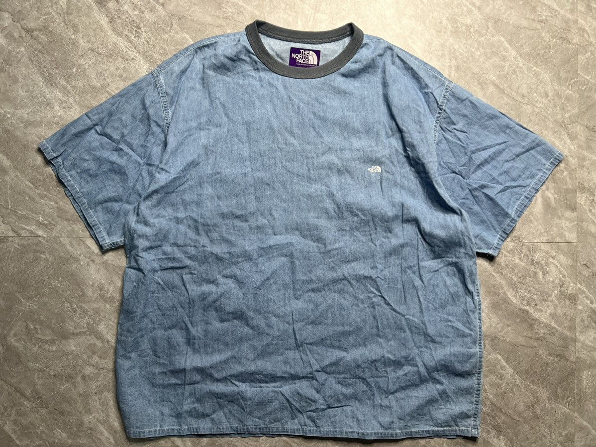 Nanamica × The North Face TNF x Nanamica Light Denim Oversized Tee Size US M / EU 48-50 / 2 - 2 Thumbnail