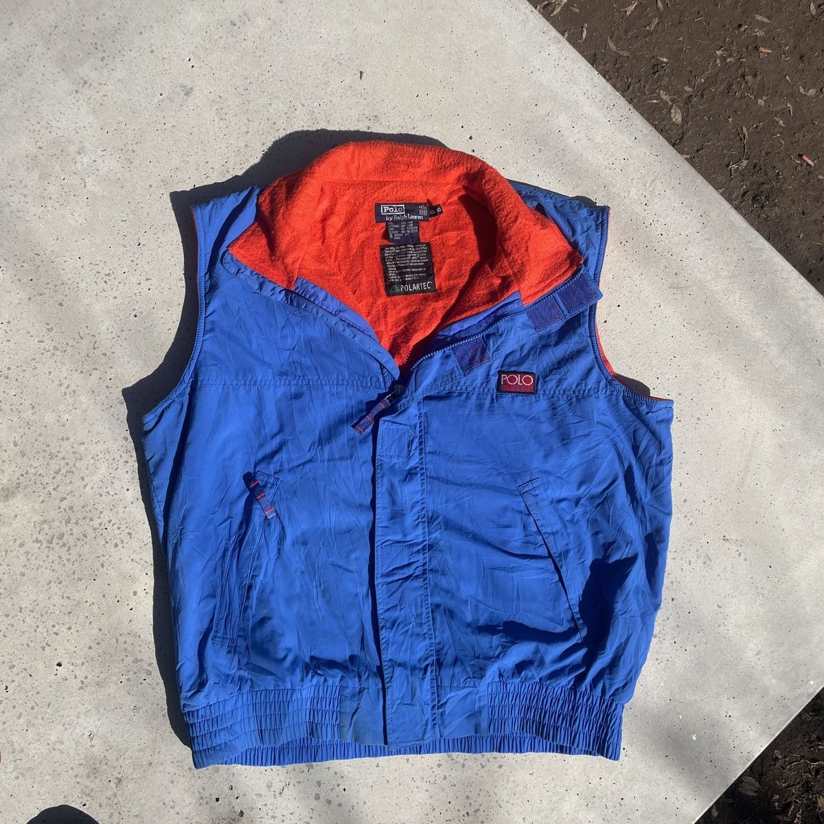 Polo Ralph Lauren Polo Hi Tech Fleece Vest – Ralph Lauren – 90s Vintage OG Size US XL / EU 56 / 4 - 1 Thumbnail