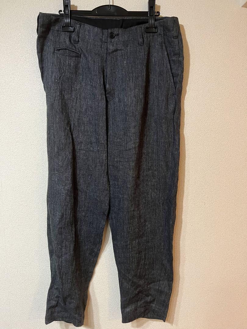 Yohji Yamamoto Yohji Yamamoto 2024SSLOOK5 Linen Gabber Pants Size US 35 - 2 Thumbnail