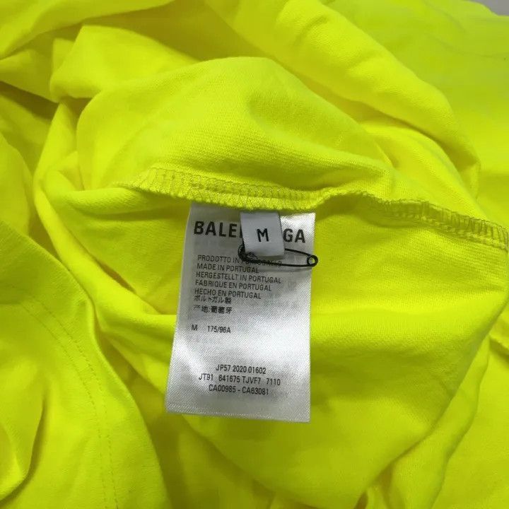Balenciaga Balenciaga Logo Print Wave Short Sleeve T-Shirt 0079-2507 Size US M / EU 48-50 / 2 - 6 Thumbnail