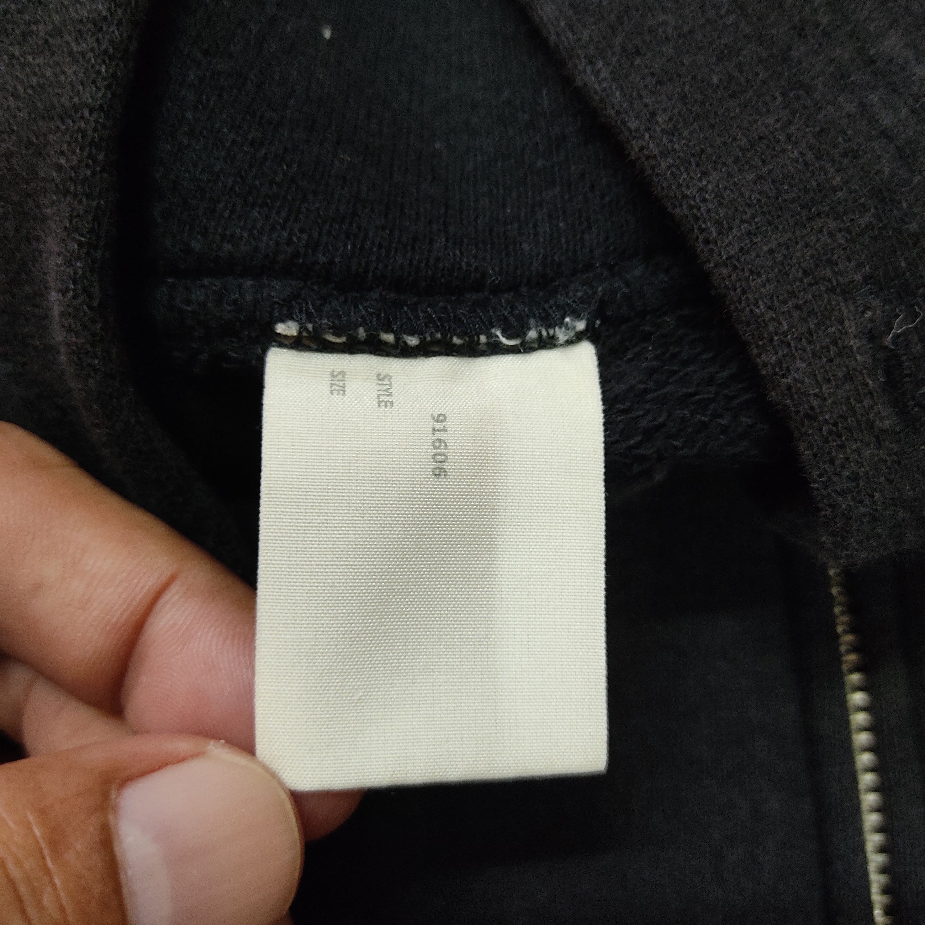 N.Hoolywood N. HOOLYWOOD Plain Black Zipper Hoodie Sweatshirt Size US S / EU 44-46 / 1 - 8 Thumbnail