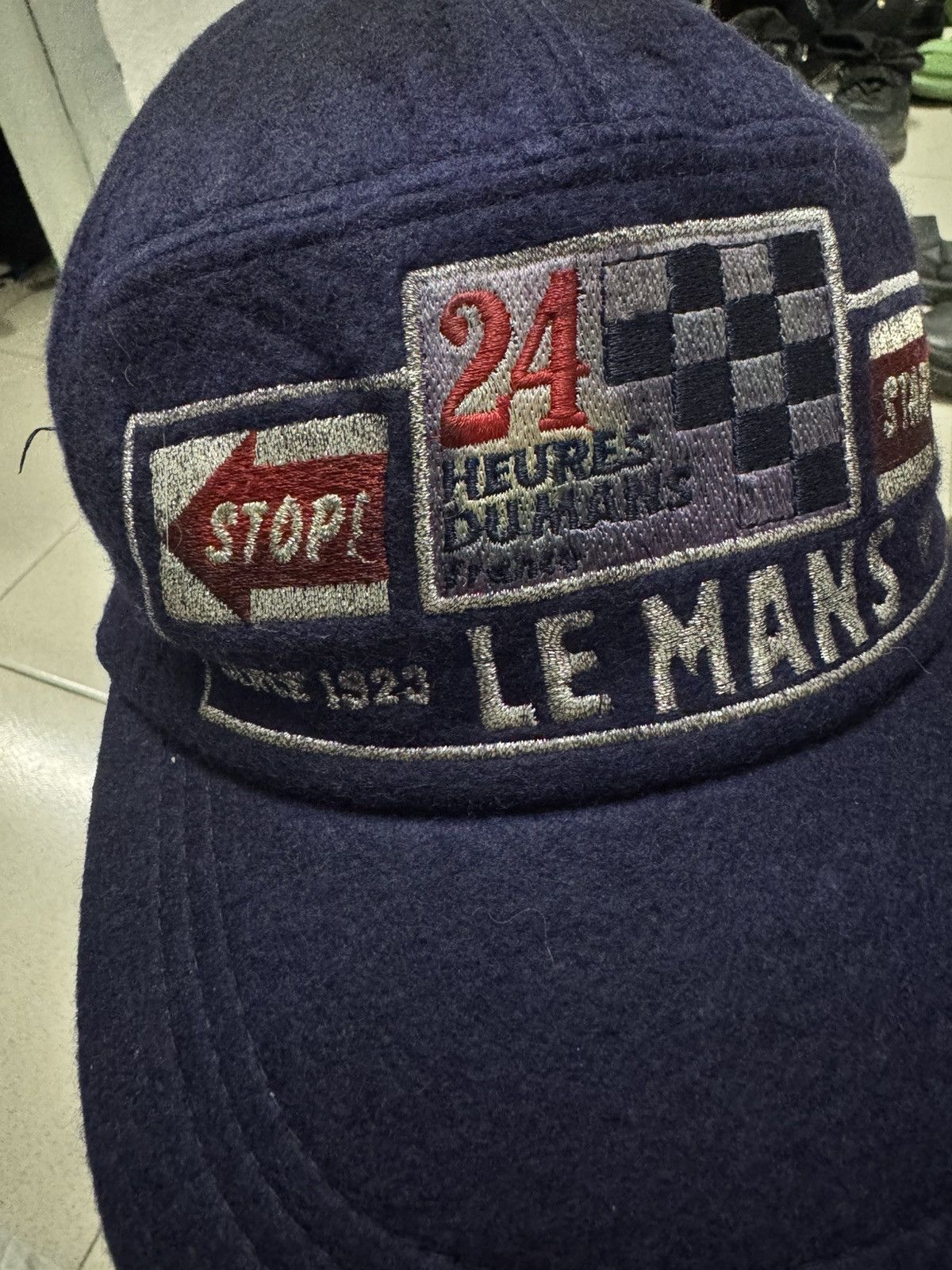 Vintage VINTAGE 1992 LE MANS 24 HOURES DU MANS FRANCE RACE CAP HAT Size ONE SIZE - 6 Thumbnail