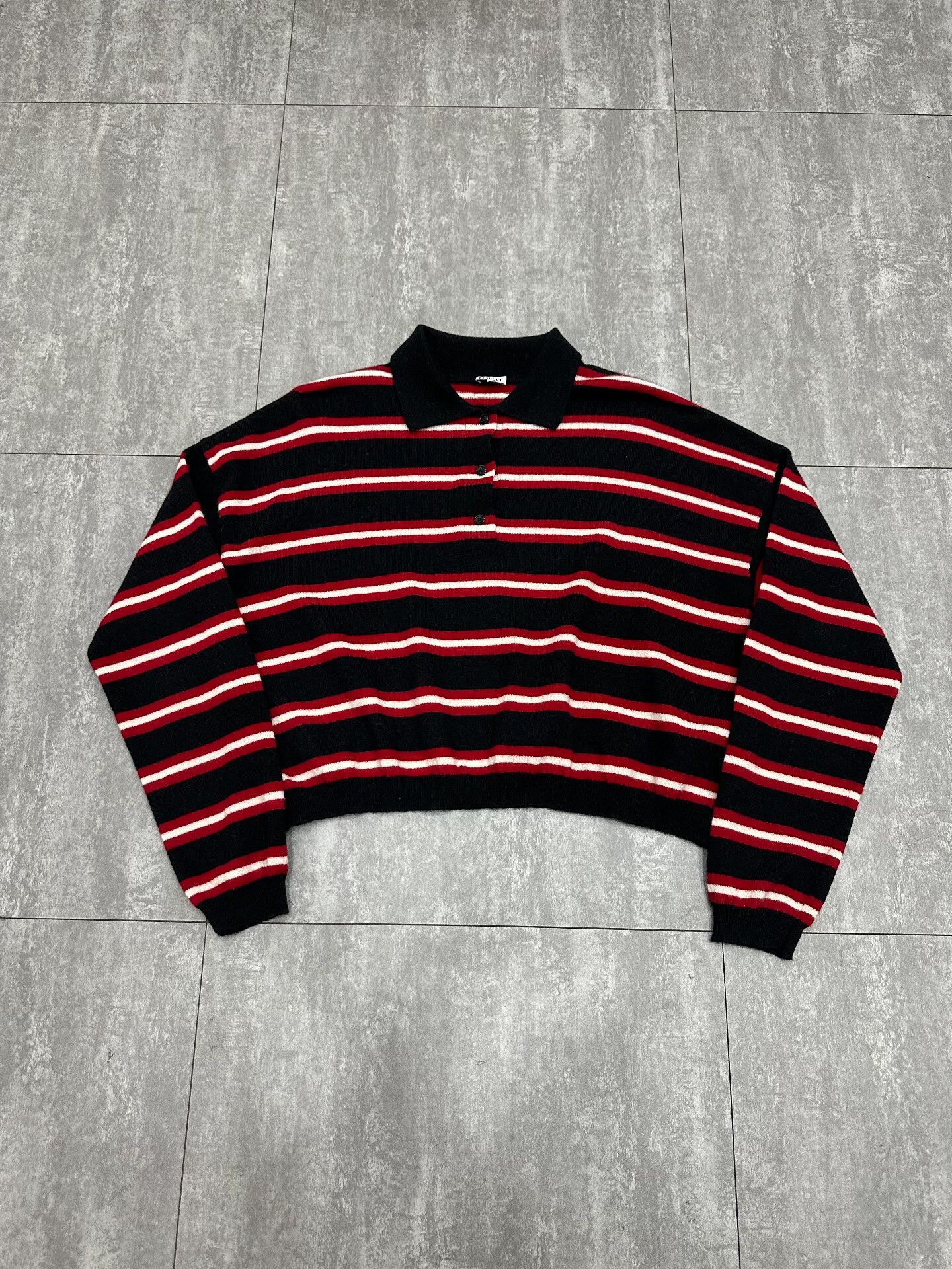 Loewe Loewe Striped Red Polo s Men Size US S / EU 44-46 / 1 - 1 Thumbnail