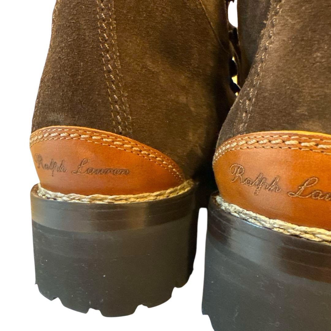Ralph Lauren Purple Label Ralph Lauren Purple Label Suede x Boa Boots Brown 8 Size US 8 / EU 41 - 12 Thumbnail