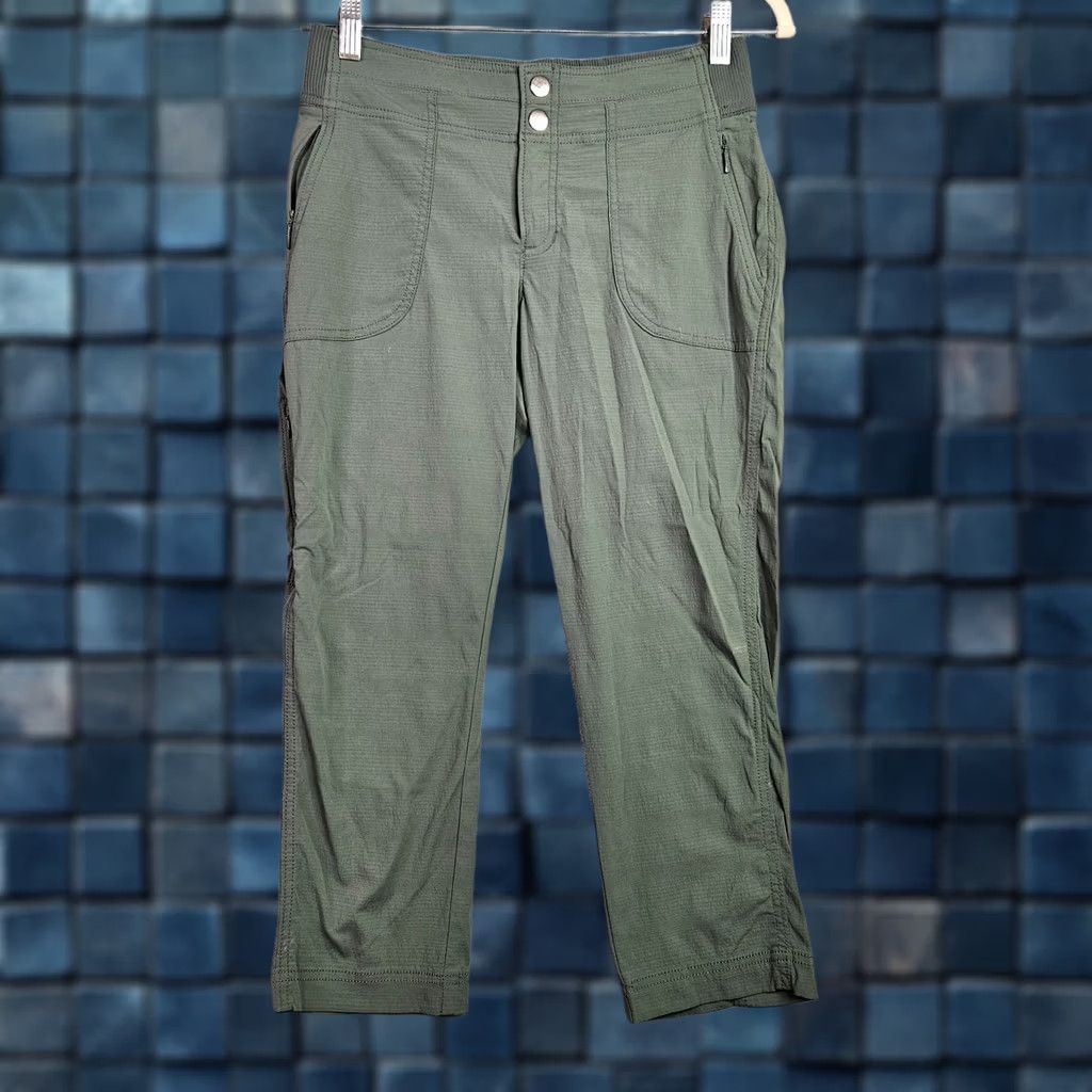 Athleta Athleta Pants Women's Olive Green Hiking Size 2 Pockets Activewear Everyday Tapered Leg Sports Athleisure Size 26" / US 2 / IT 38 - 1 Thumbnail