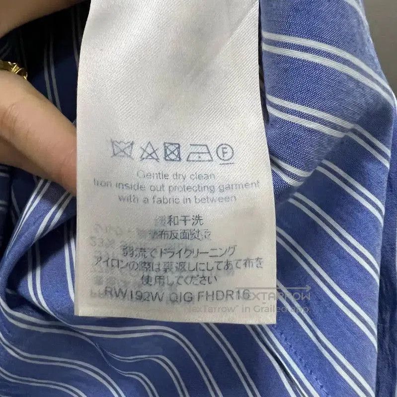 Louis Vuitton Louis Vuitton Summer Blue Striped Long Dress . Size M / US 6-8 / IT 42-44 - 4 Thumbnail