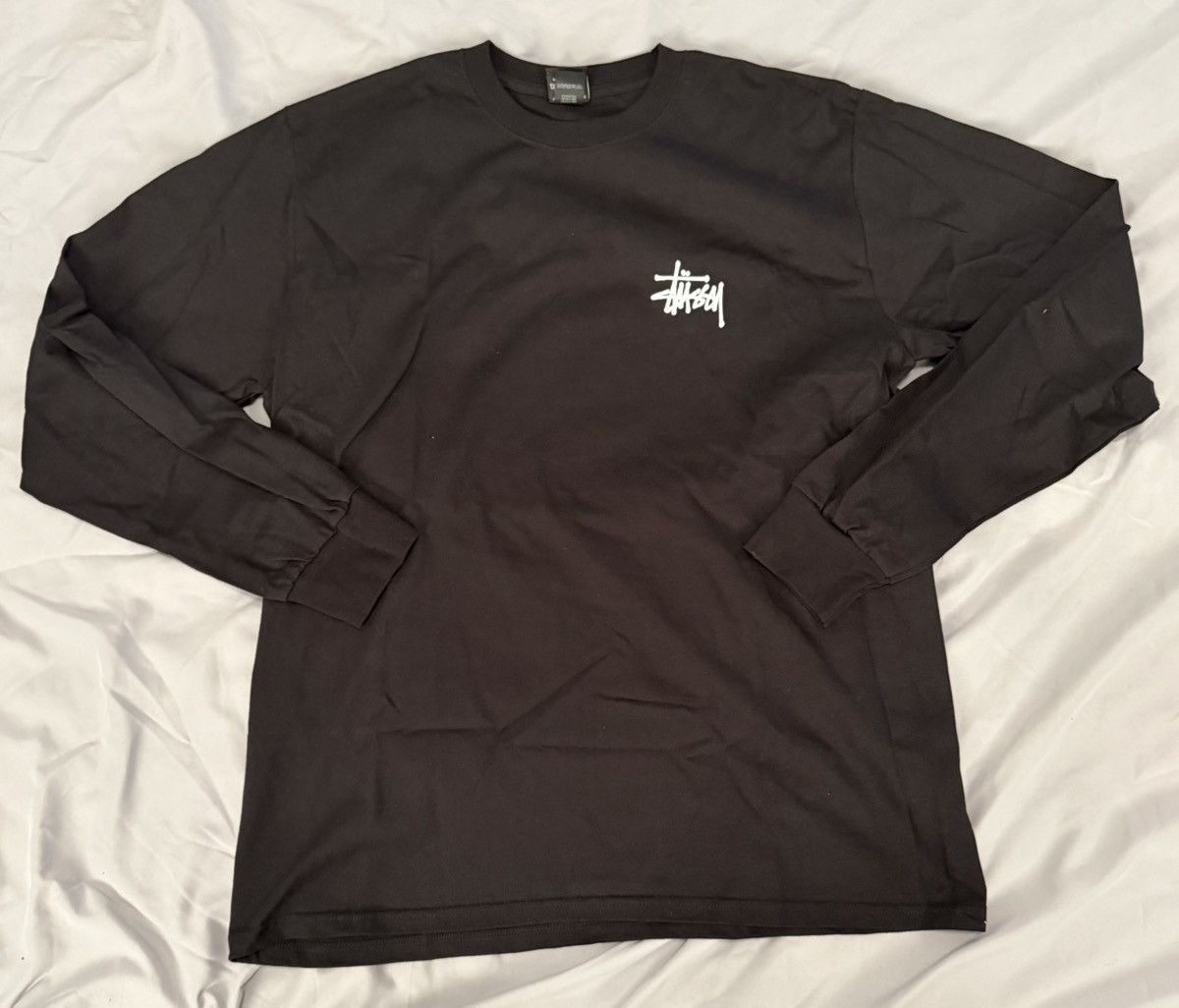 Stussy STUSSY BASIC LOGO LONG SLEEVE IN BLACK SIZE LARGE (NEW) Size US L / EU 52-54 / 3 - 3 Thumbnail