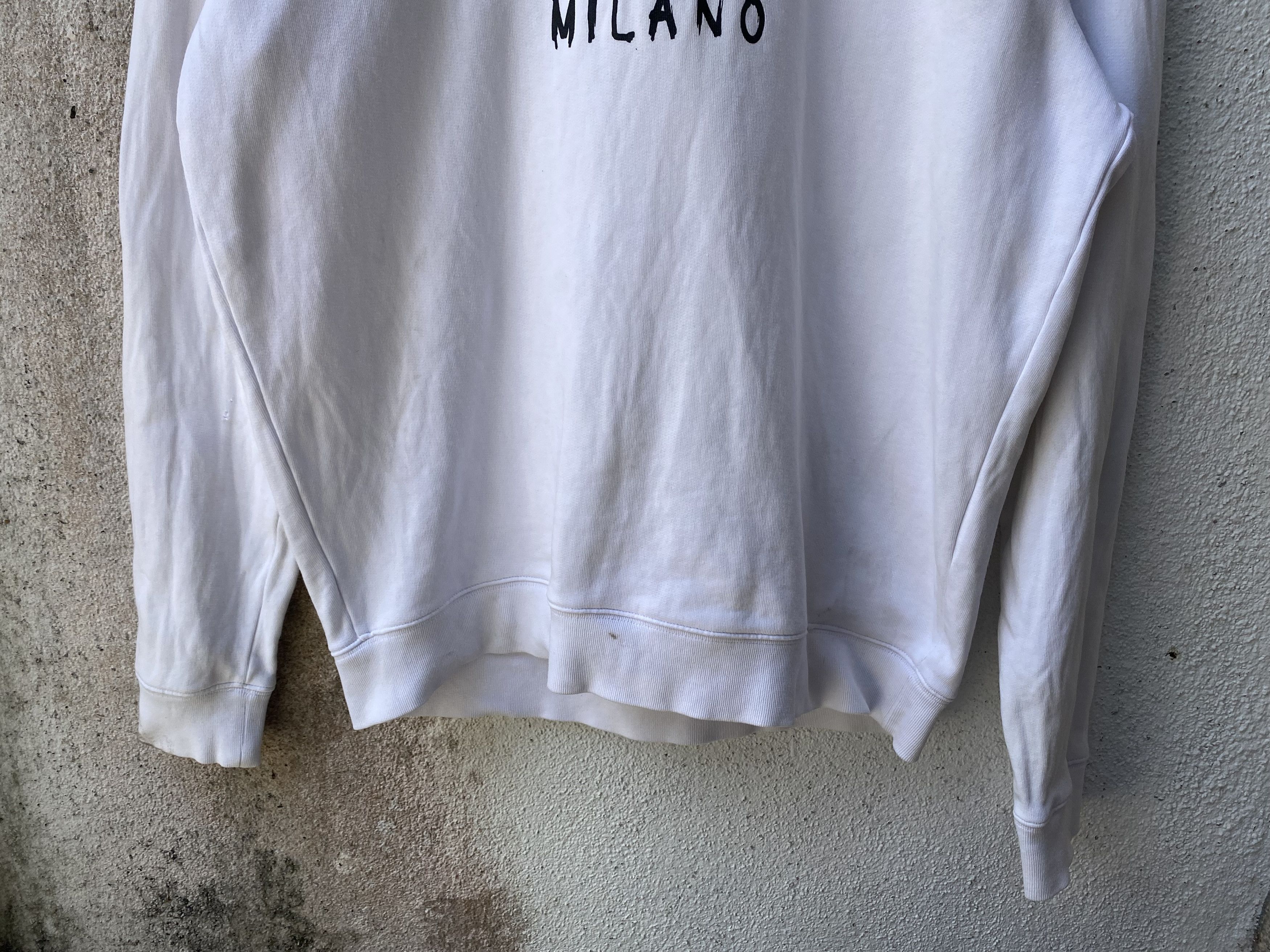 MSGM Giorgetti MSGM Milano Spellout Sweatshirt Pullover Size US L / EU 52-54 / 3 - 5 Thumbnail