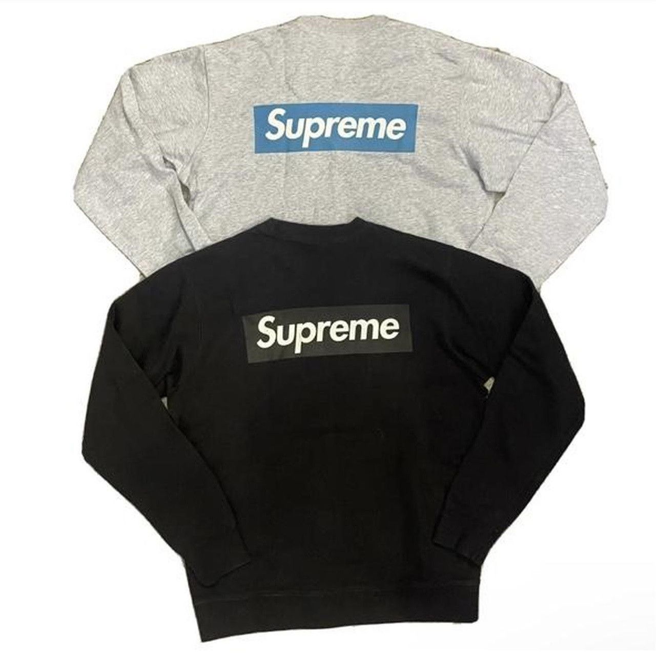 Supreme Supreme 2008 World Famous Back Box Logo CrewNeck Black Size US XL / EU 56 / 4 - 10 Thumbnail