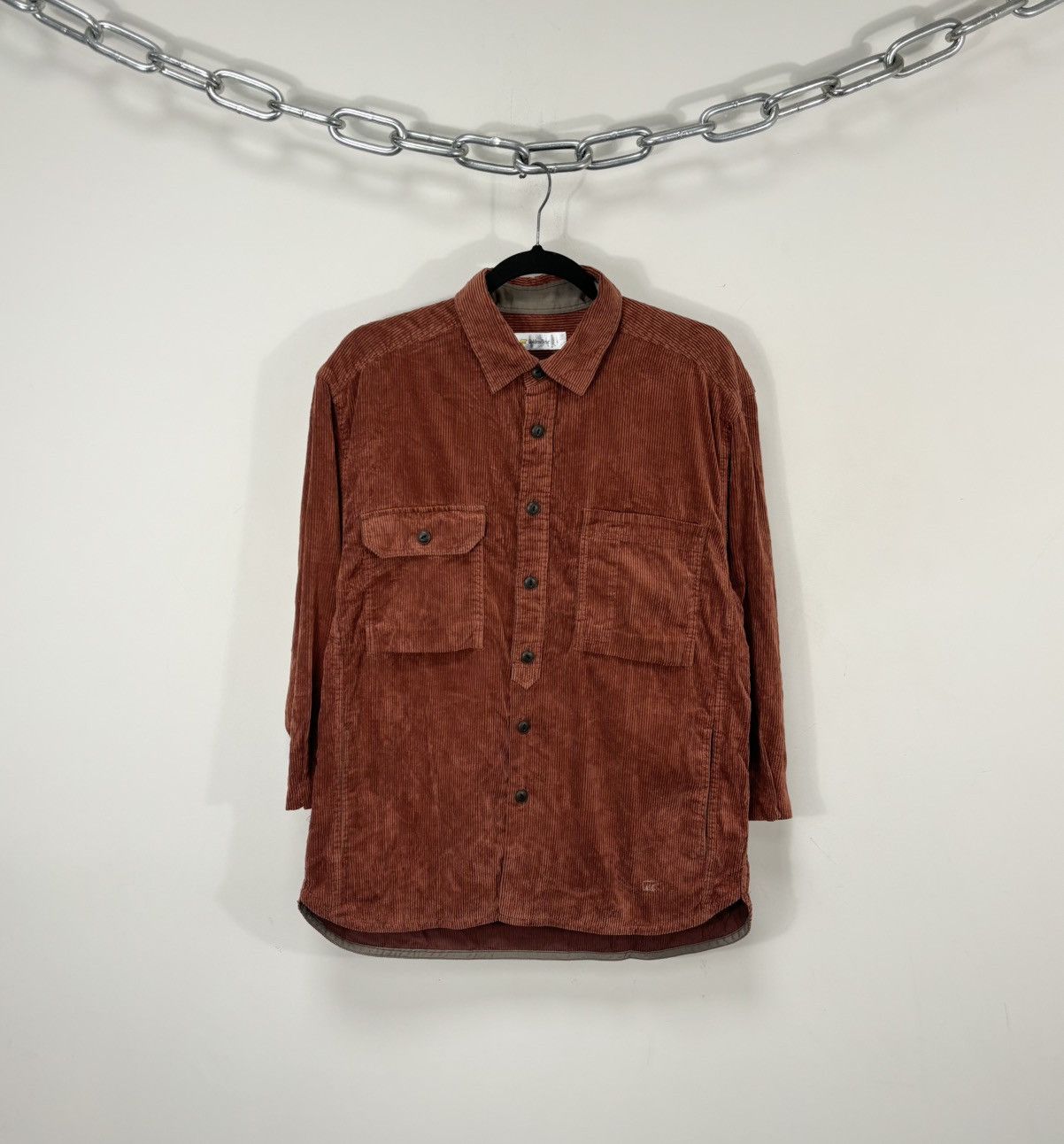 Golden Bear Golden Bear Double Pocket Corduroy Velvet 3/4 Sleeves Shirt Size US L / EU 52-54 / 3 - 1 Thumbnail