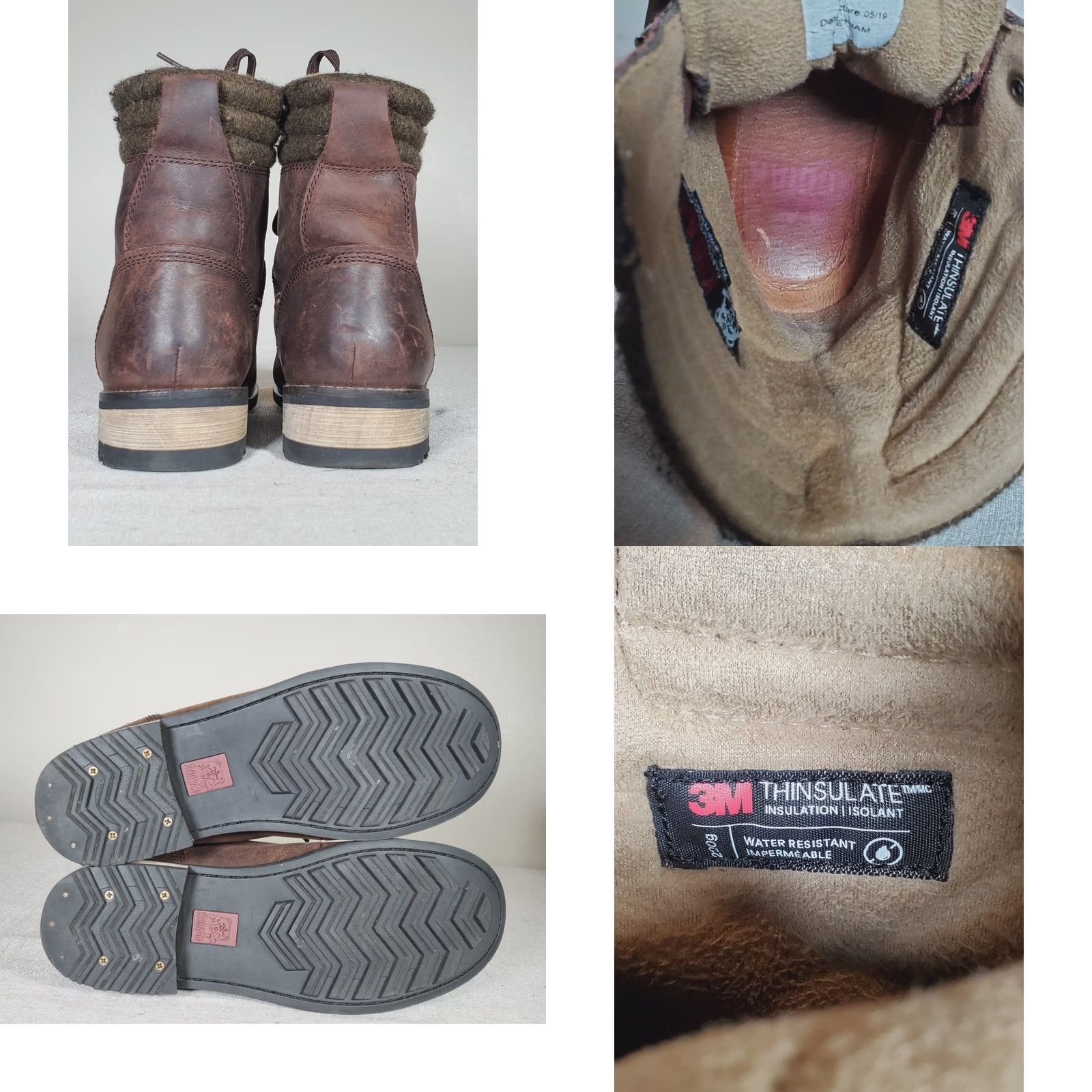 Vintage Kodiak Surrey II Waterproof Insulated Leather Boots Fossil Brown Women's US 7.5 Boots Mens? Size US 8 / IT 38 - 8 Thumbnail