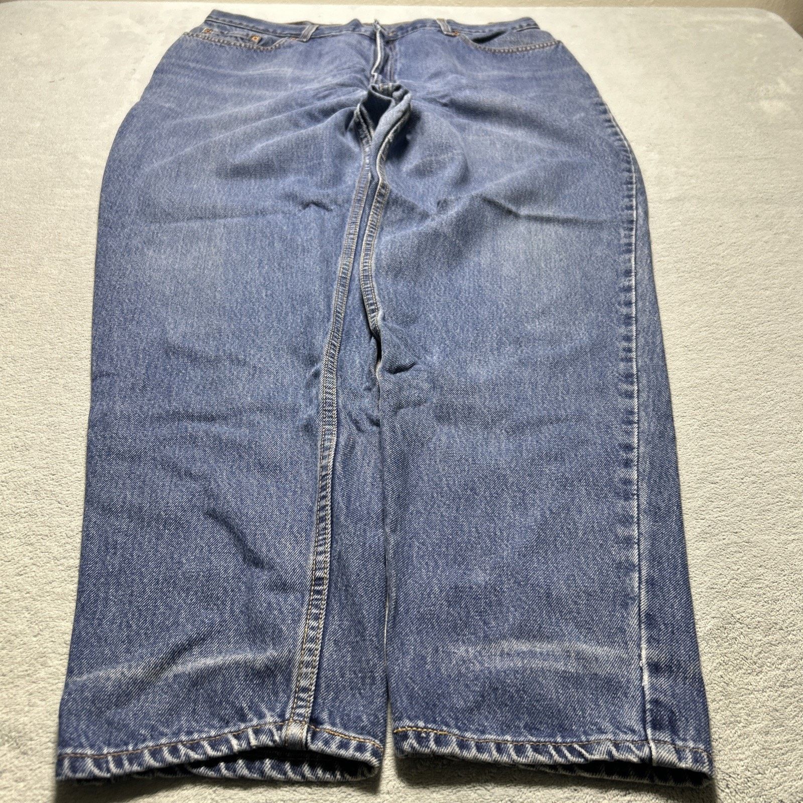Levi's Made In USA Levis 550 Baggy Tapered Jeans Womens 20W 38x30 Size 42" / US 20 - 2 Thumbnail