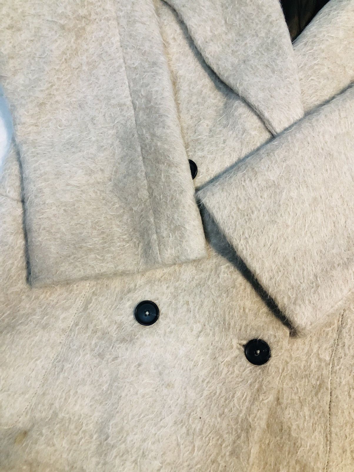 Japanese Brand Double Button Alpaca Wool jacket (14) Size US S / EU 44-46 / 1 - 5 Thumbnail