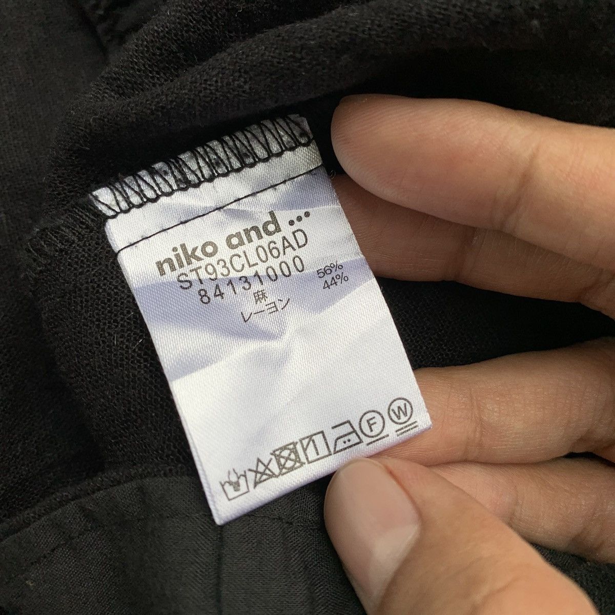 Japanese Brand × Vintage Rare Japanese Niko And... Yohji Style Hakama Linen Pants Size US 32 / EU 48 - 9 Thumbnail