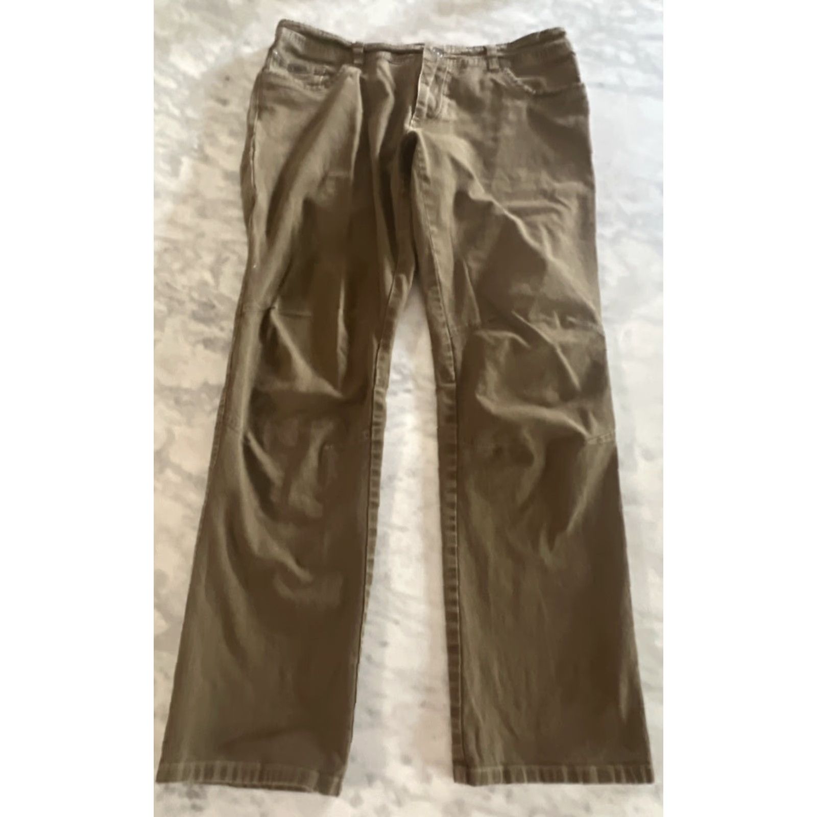 Vintage Kuhl Kanvus Jean Men 38x34 Greenish Hiking Outdoor Cotton Stretch Pants Regular Straight Mens 38 Green"} Size US 38 / EU 54 - 2 Thumbnail