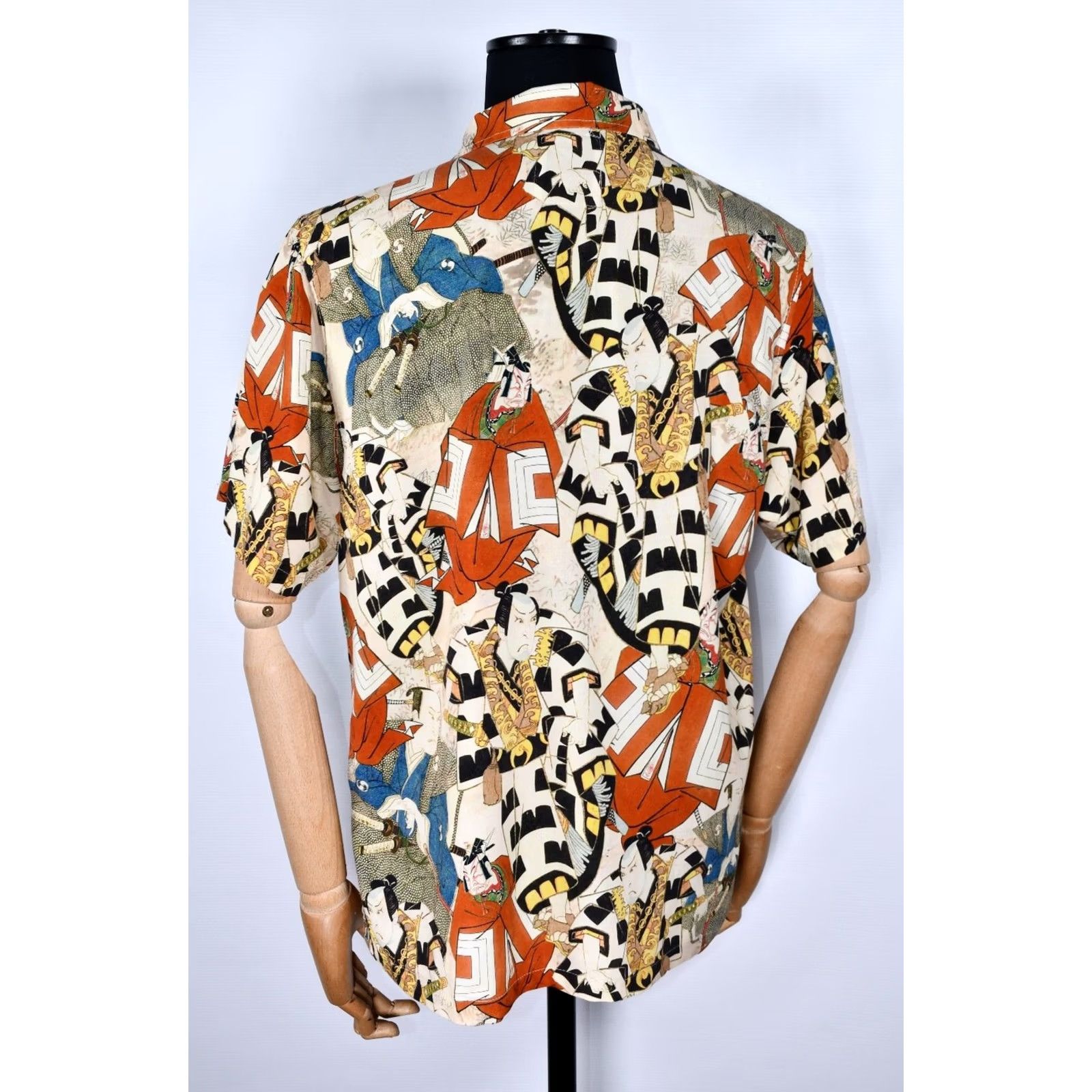 Percival Percival Shirt Cubin Collar Button-Up L Multicolor Short Sleeve Men Casual Summer Spring L Mens Size US L / EU 52-54 / 3 - 5 Thumbnail
