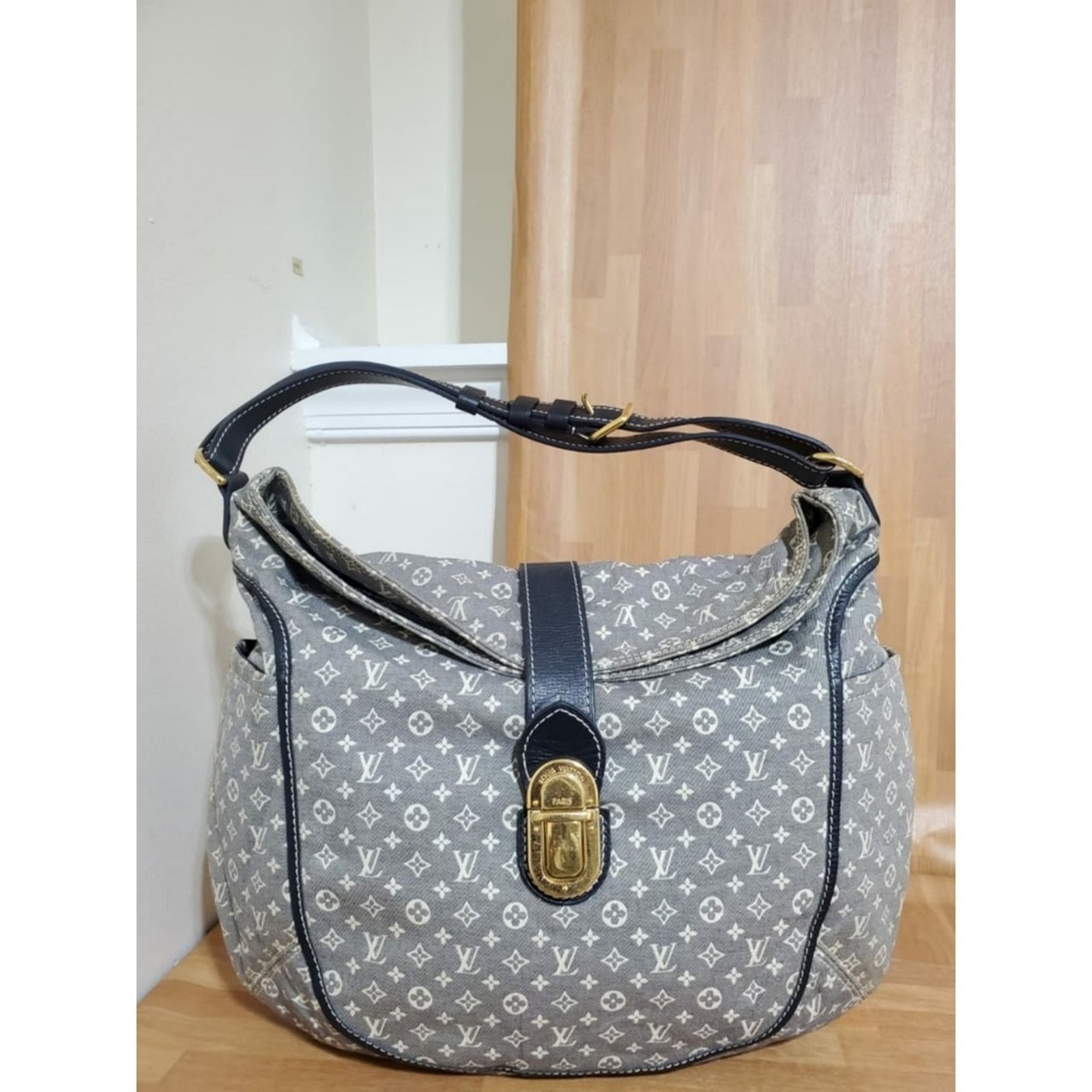 Louis Vuitton Auth LOUIS VUITTON Encre Monogram Idylle Canvas Romance Bag Size ONE SIZE - 5 Thumbnail