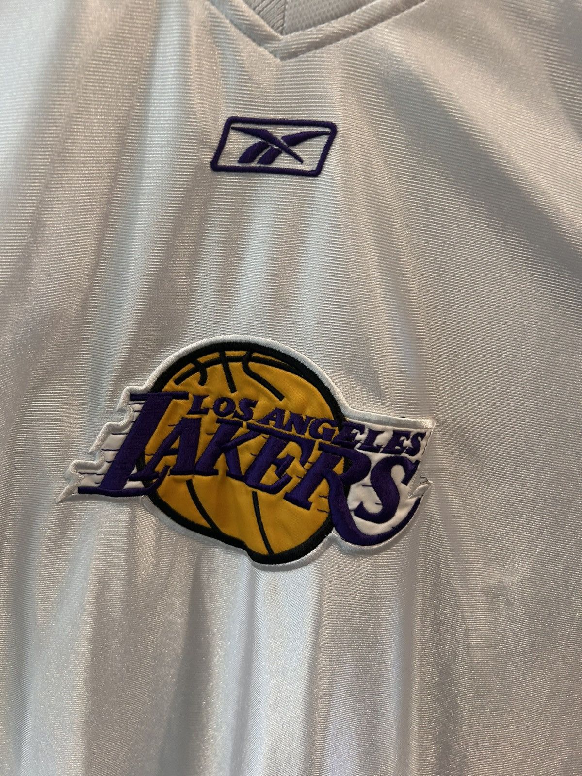 Reebok Reebok Lakers Warm-Up Jersey White/Gold Size Size US XL / EU 56 / 4 - 3 Thumbnail